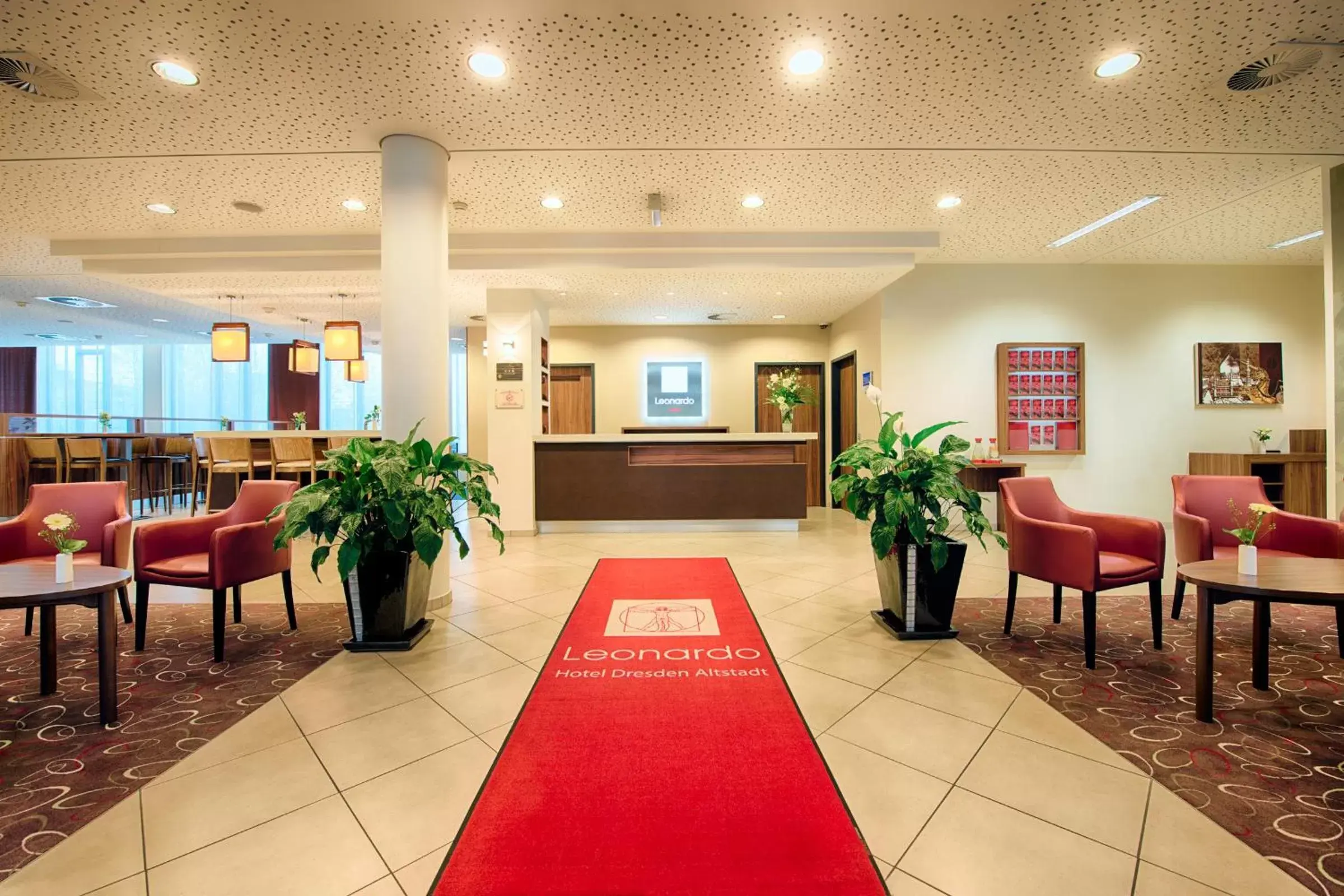 Lobby or reception, Lobby/Reception in Leonardo Hotel Dresden Altstadt