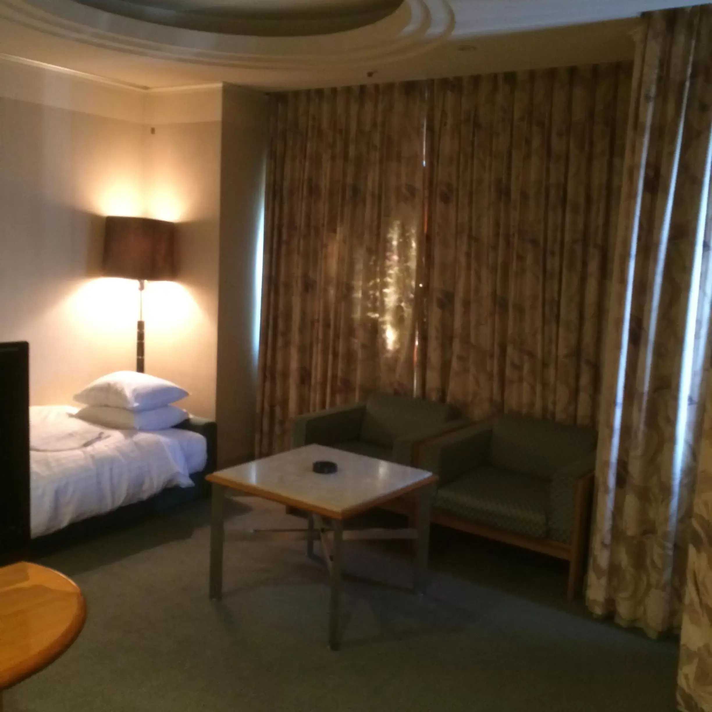 Photo of the whole room, Seating Area in Hotel Crown Hills Koriyama