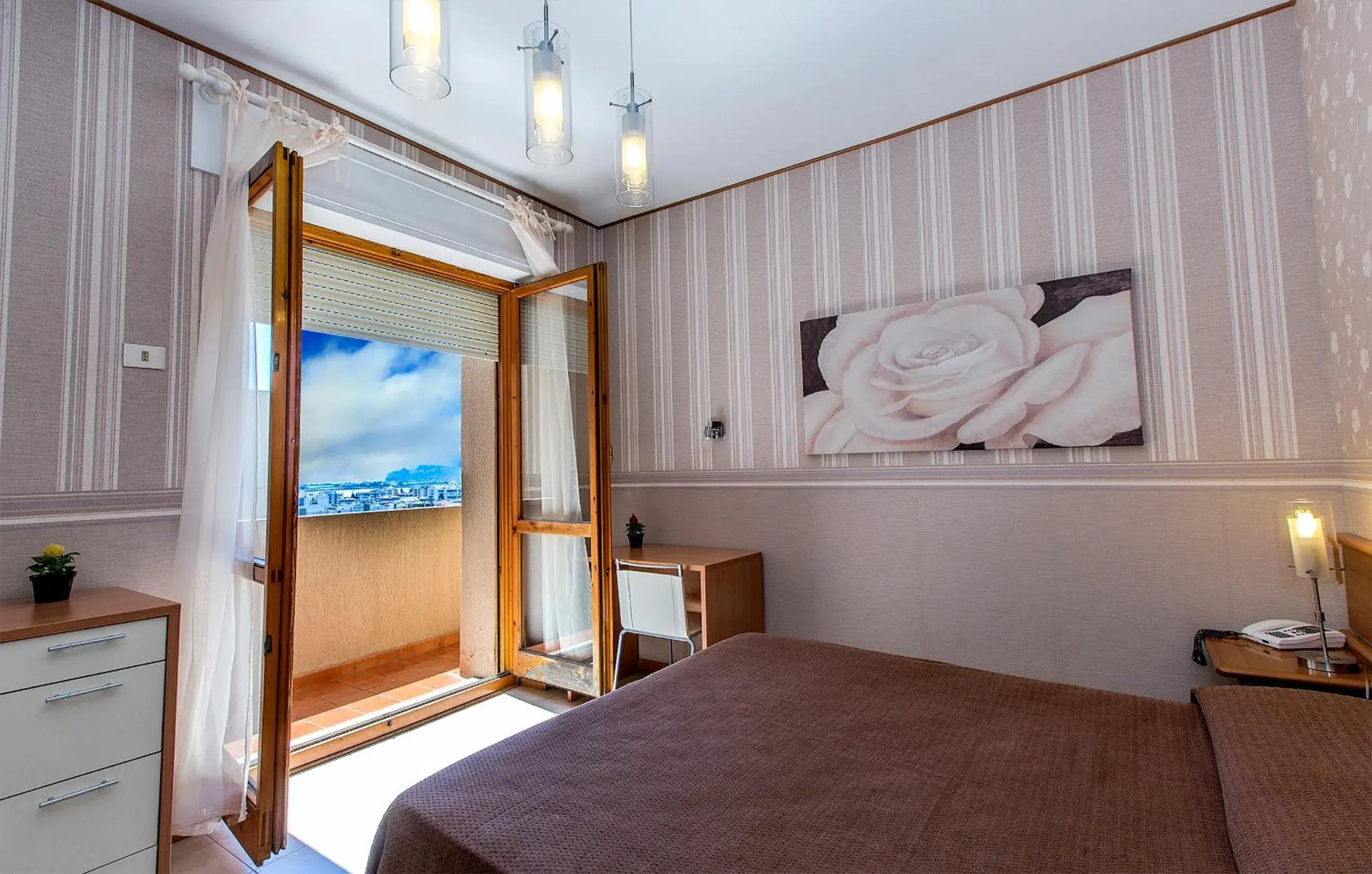 Bed in Hotel Residence Ulivi E Palme