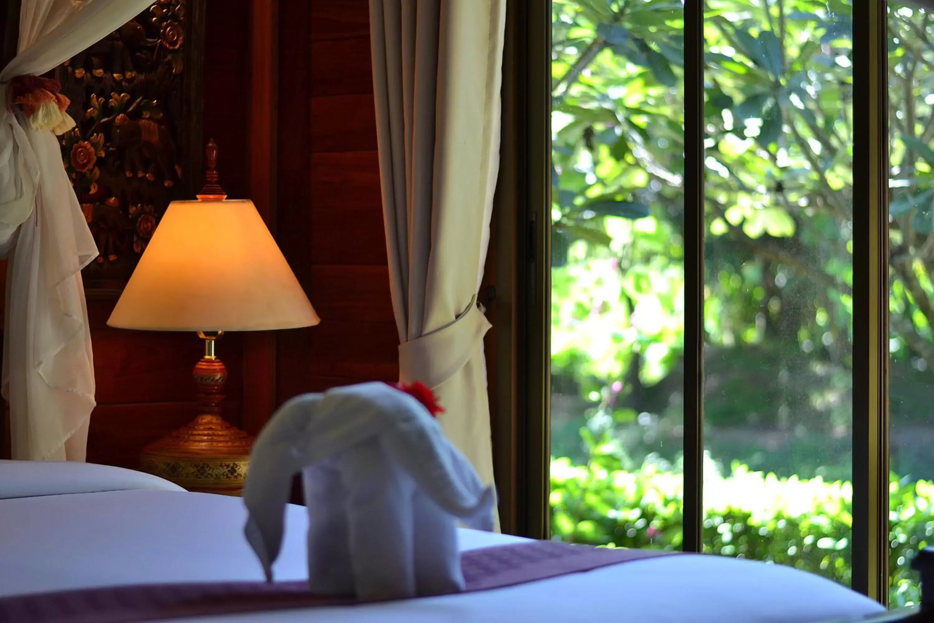 View (from property/room), Bed in Thai Thai Sukhothai Resort