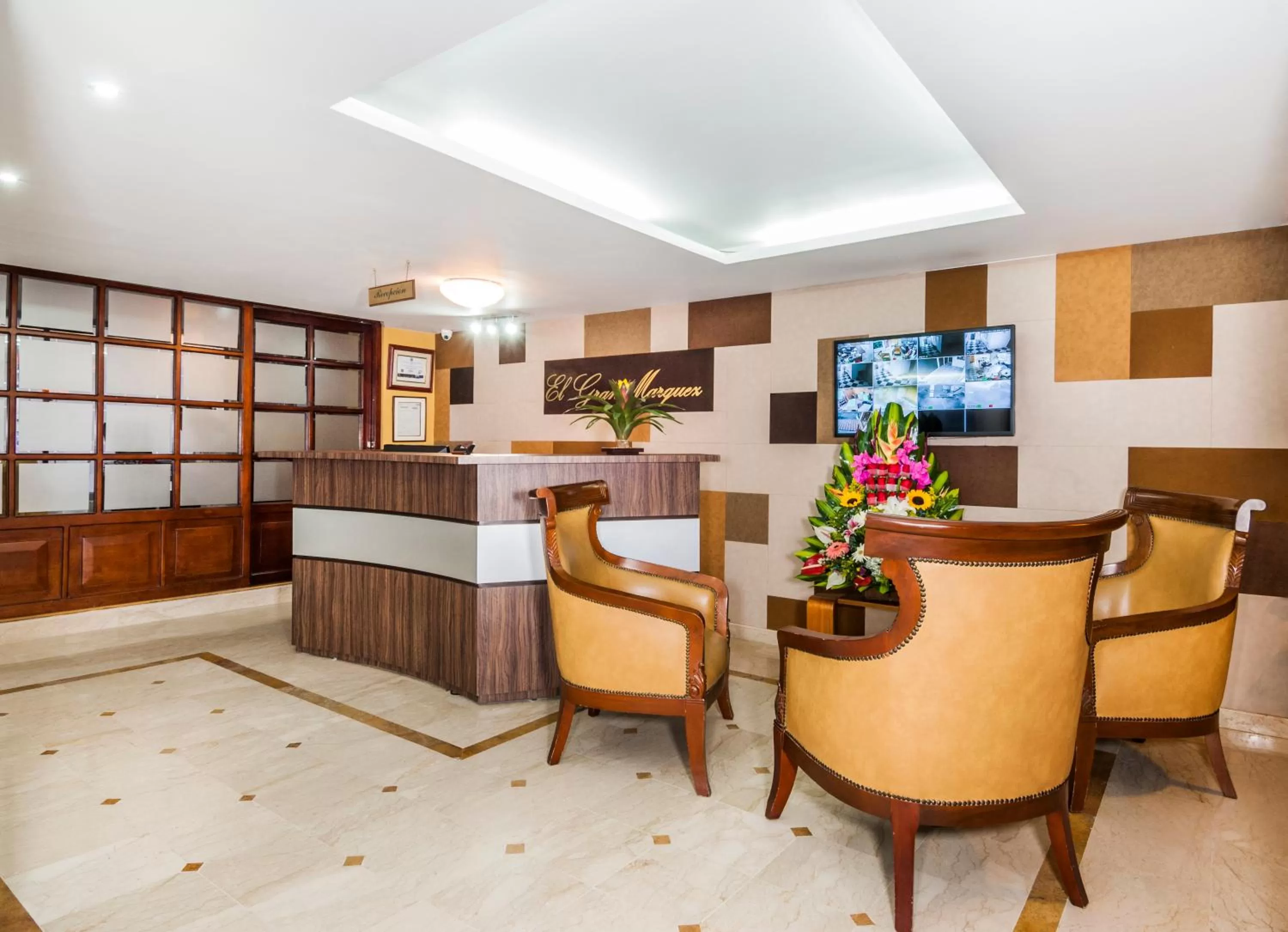 Lobby or reception, Lounge/Bar in Hotel Bogotá Gran Marquez