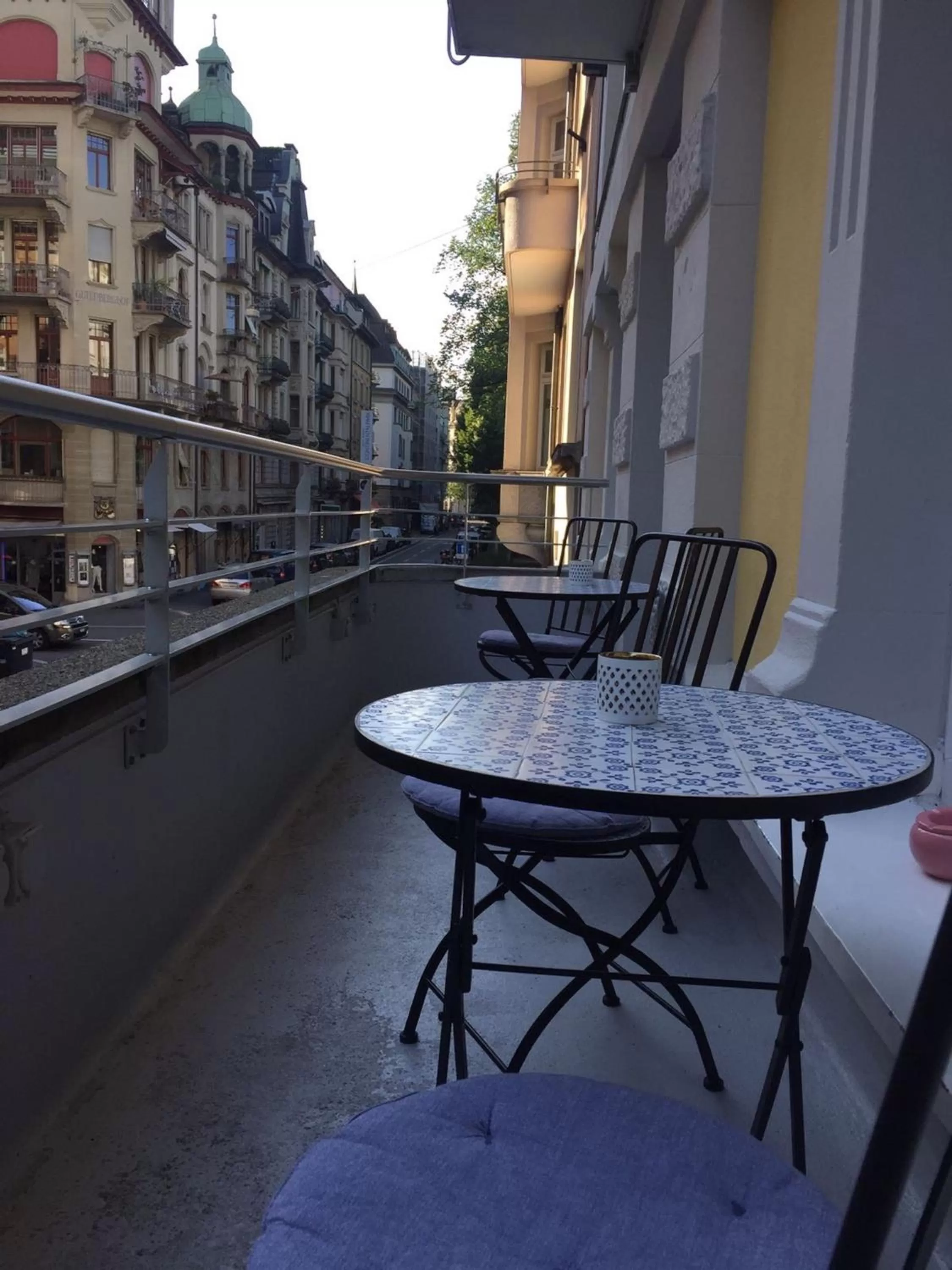 Balcony/Terrace in Hotel Central Luzern