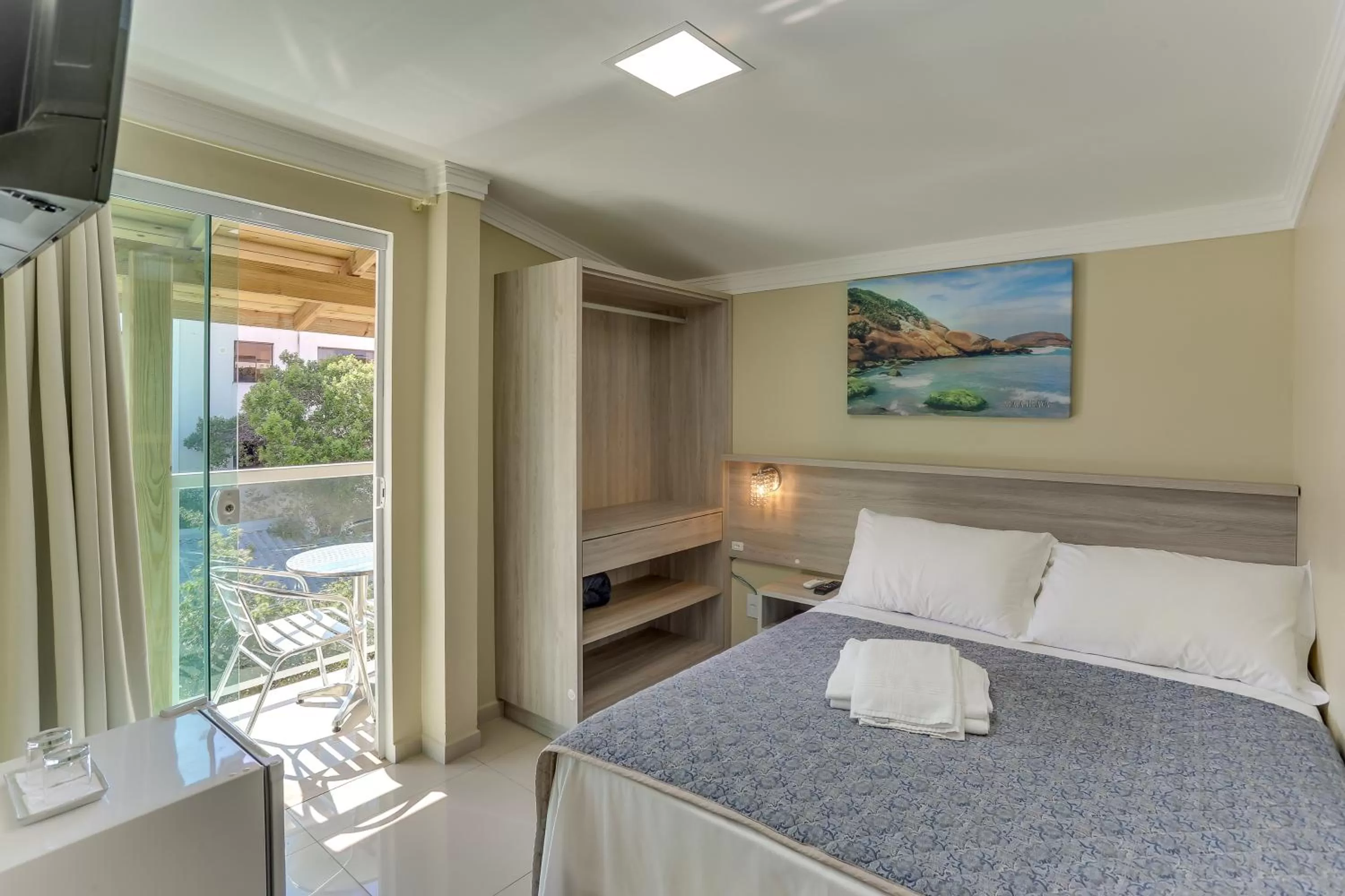 Bed in Pousada Tissiano