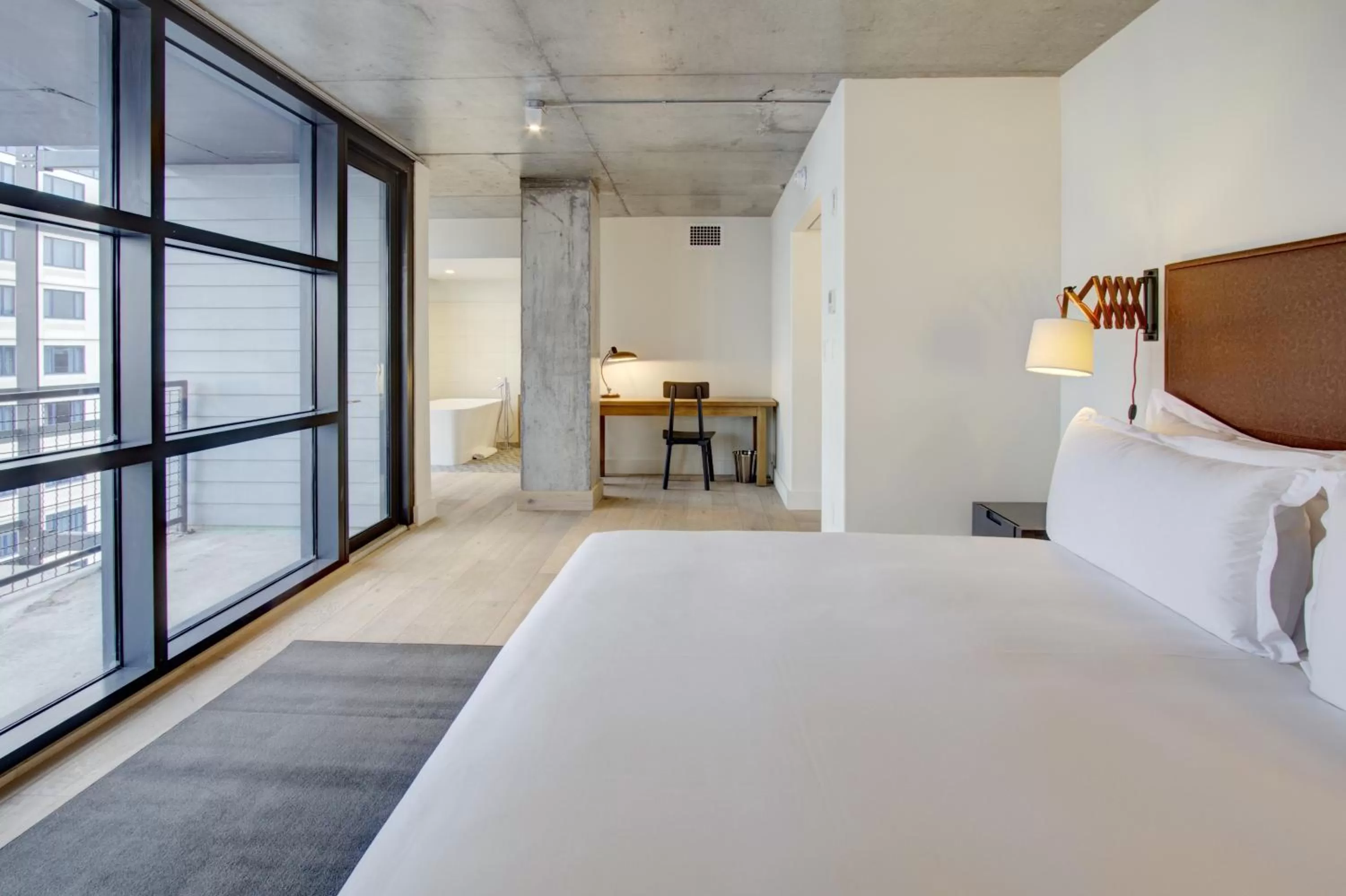 Patio, Bed in Boro Hotel