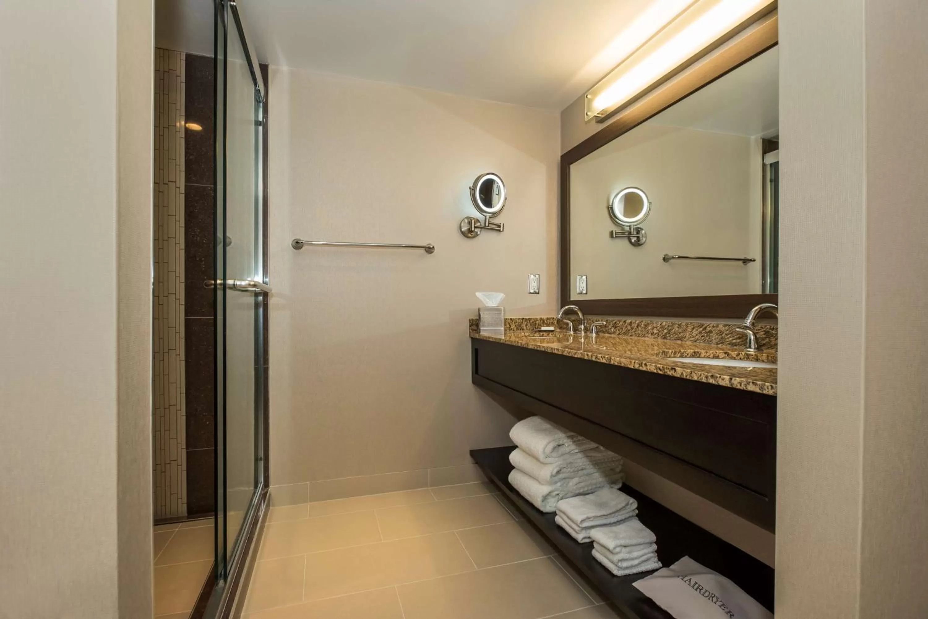 Bathroom in Hilton Winnipeg Airport Suites