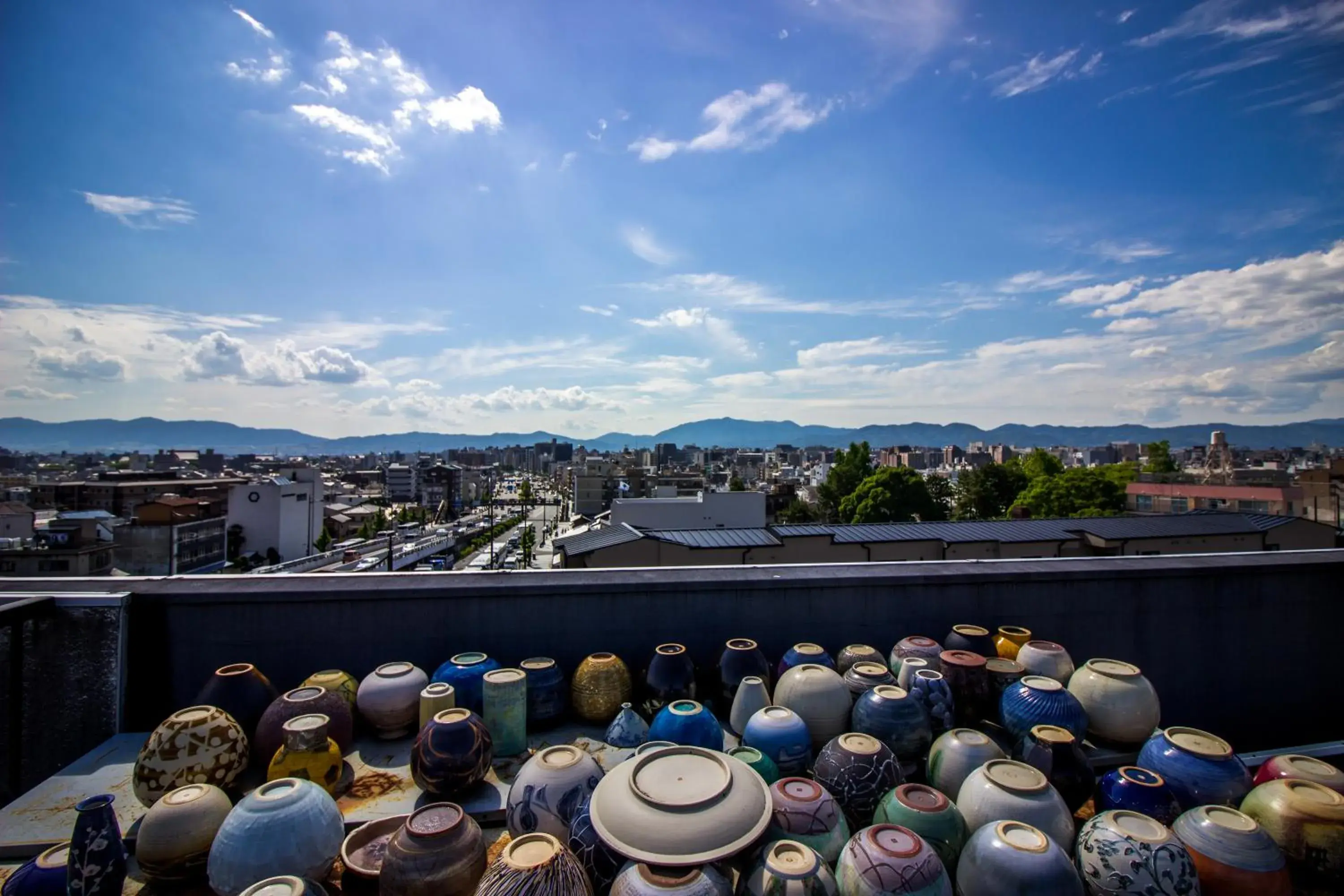 City view in Santiago Guesthouse Kyoto