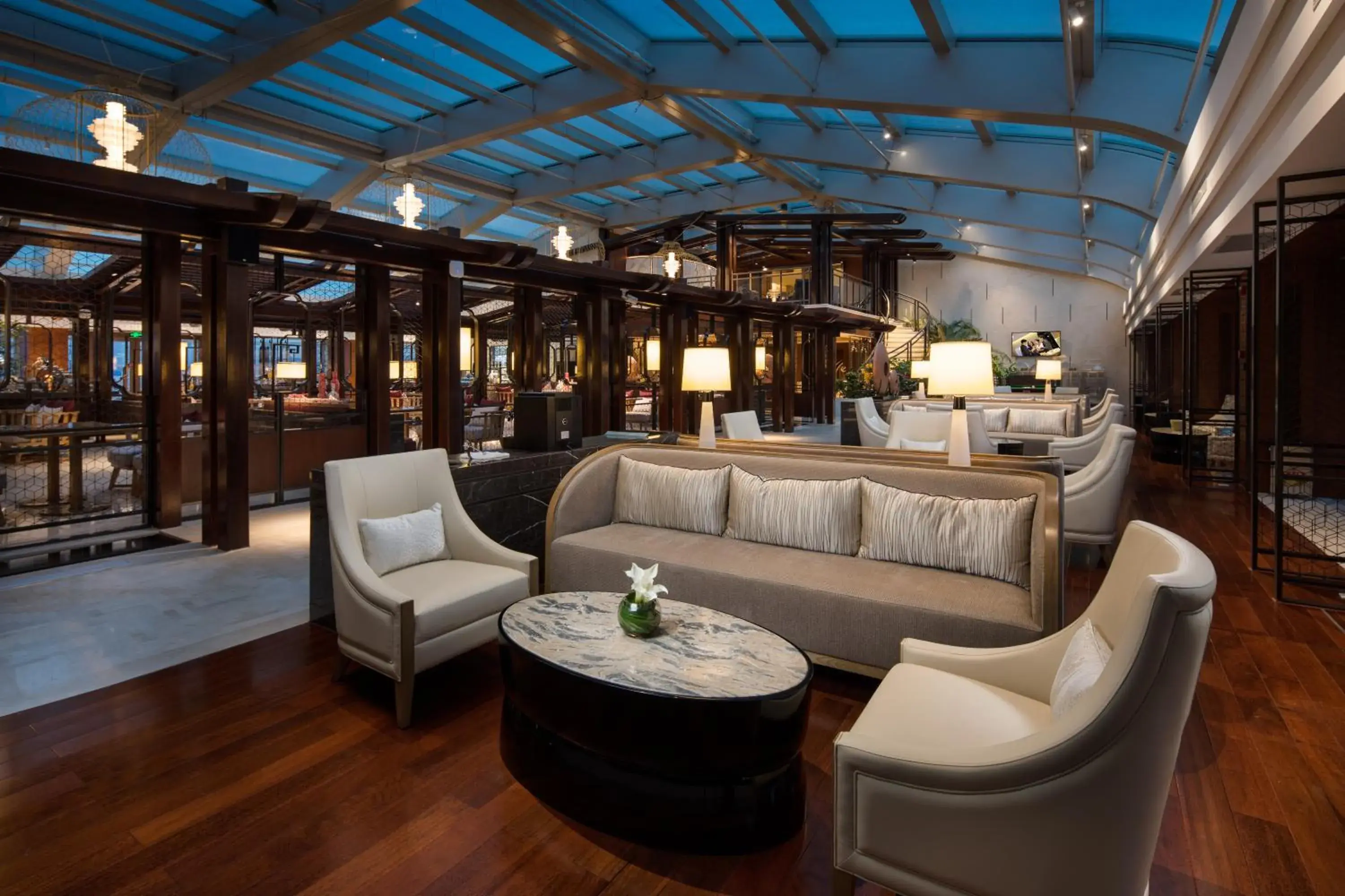 Lounge or bar, Lounge/Bar in Ascott Riverside Garden Beijing