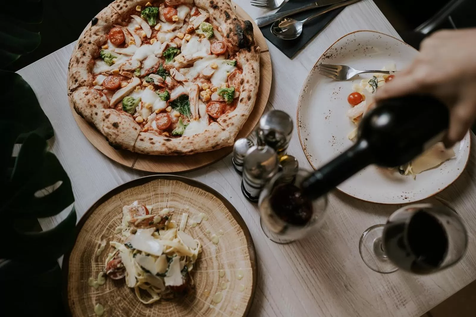 Food in Hotel Garden