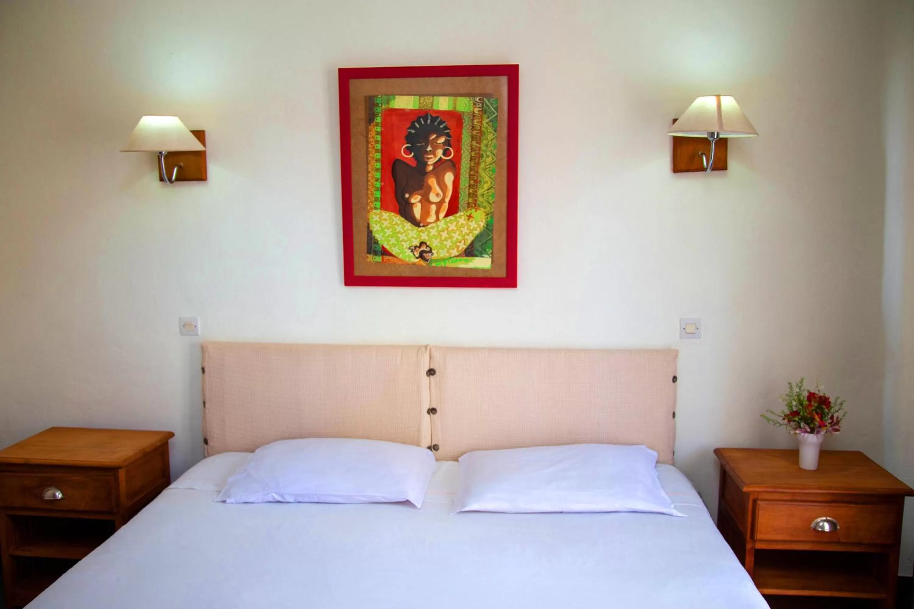 Bed in Hotel La Villette