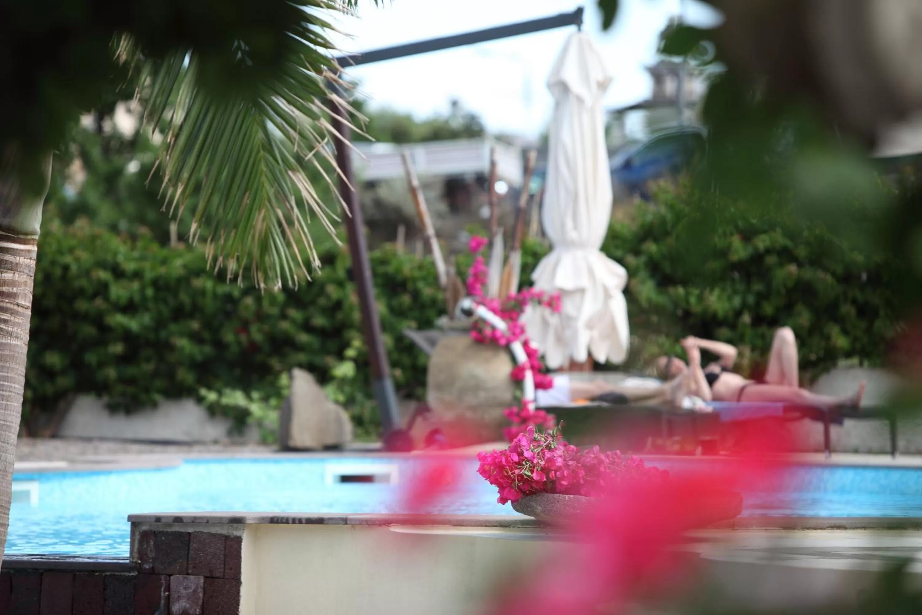 Pool view in Residence Hotel La Giara