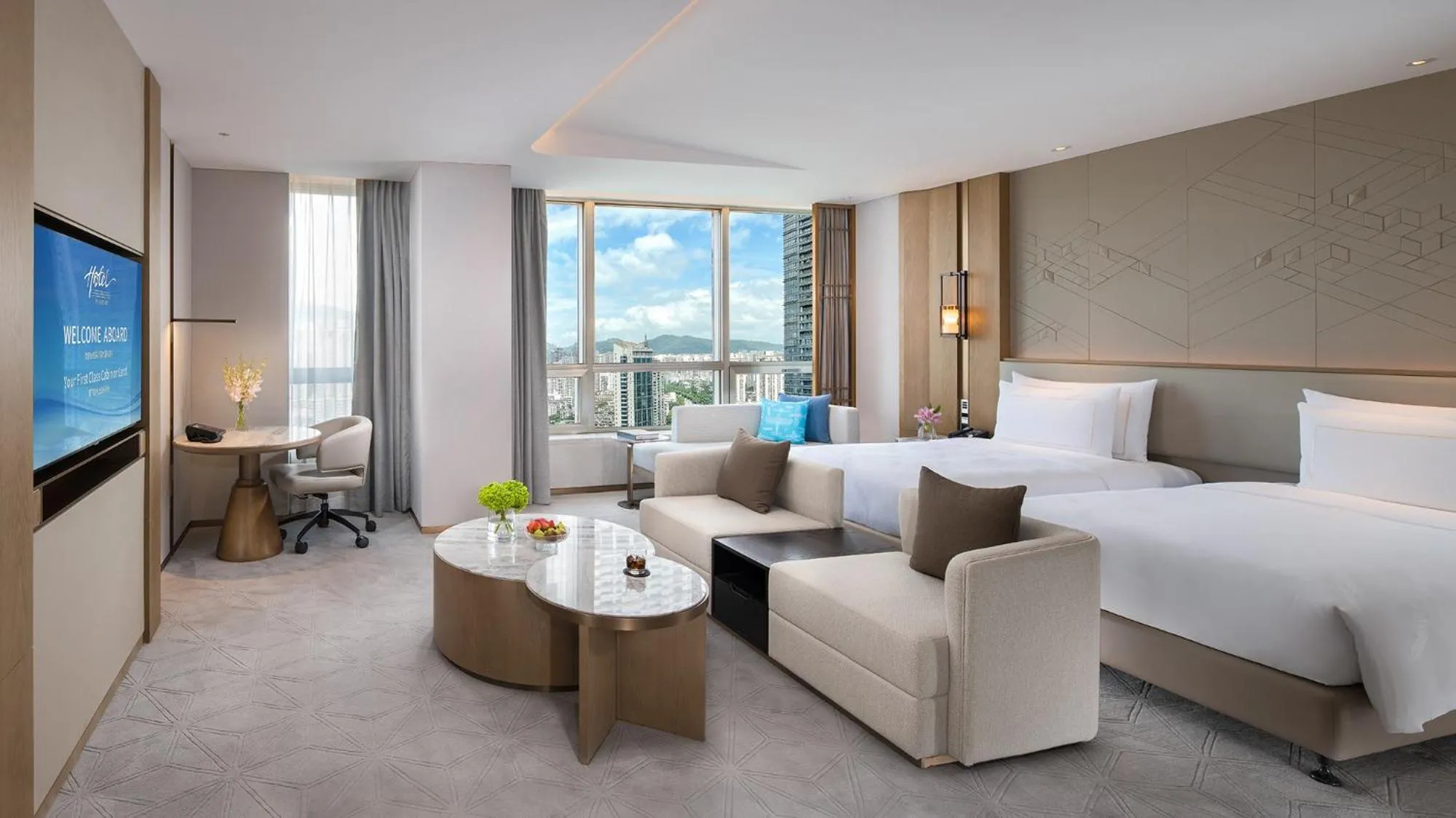 Photo of the whole room, Bed in Shenzhenair International Hotel