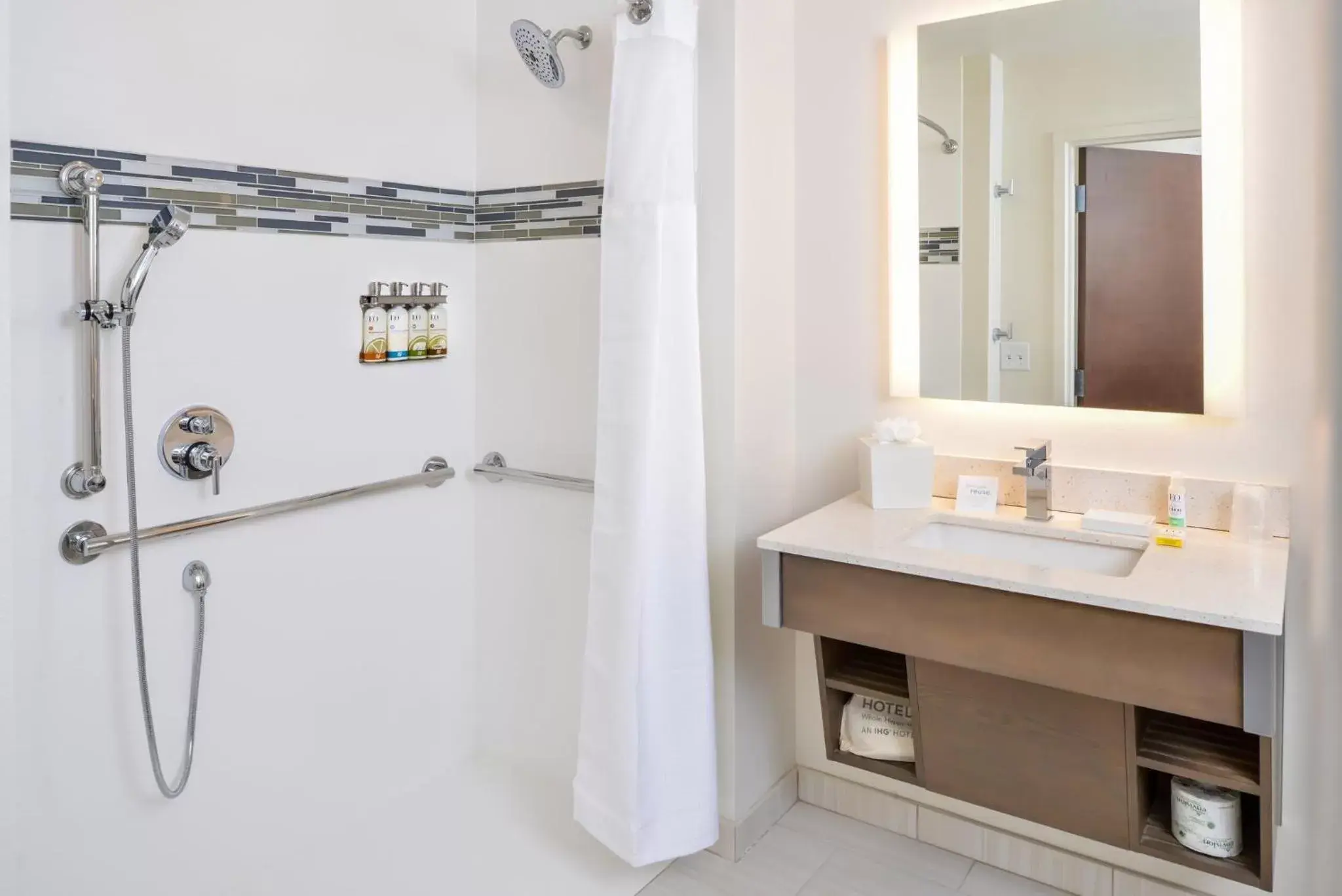 Bathroom in EVEN Hotel Eugene by IHG Bathroom in EVEN Hotel Eugene by IHG