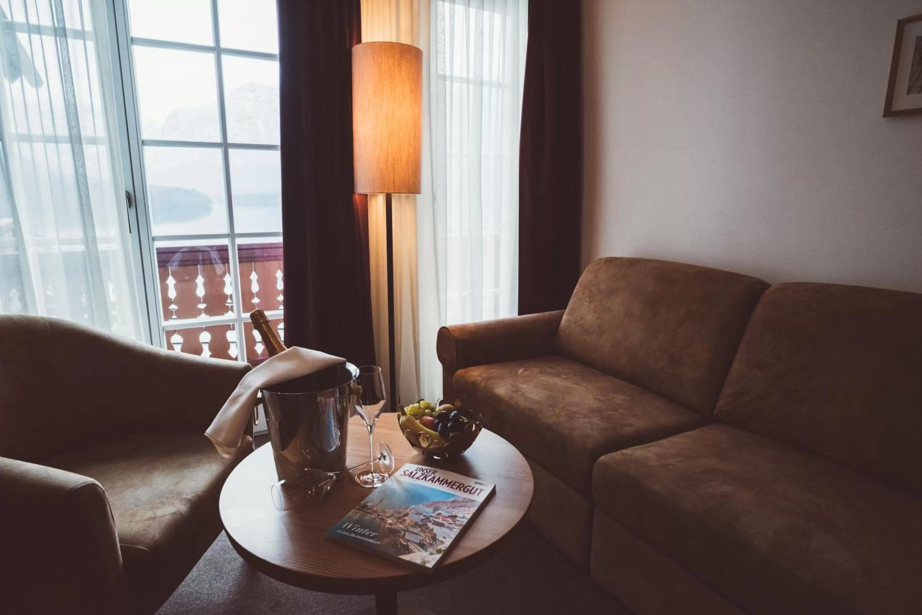 Seating area in Heritage Hotel Hallstatt