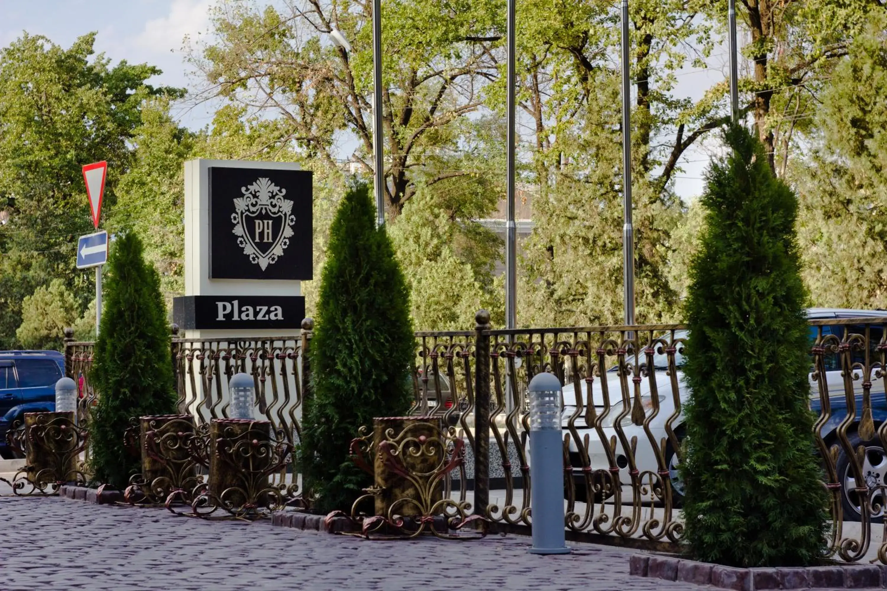 Facade/entrance in Plaza Hotel Bishkek