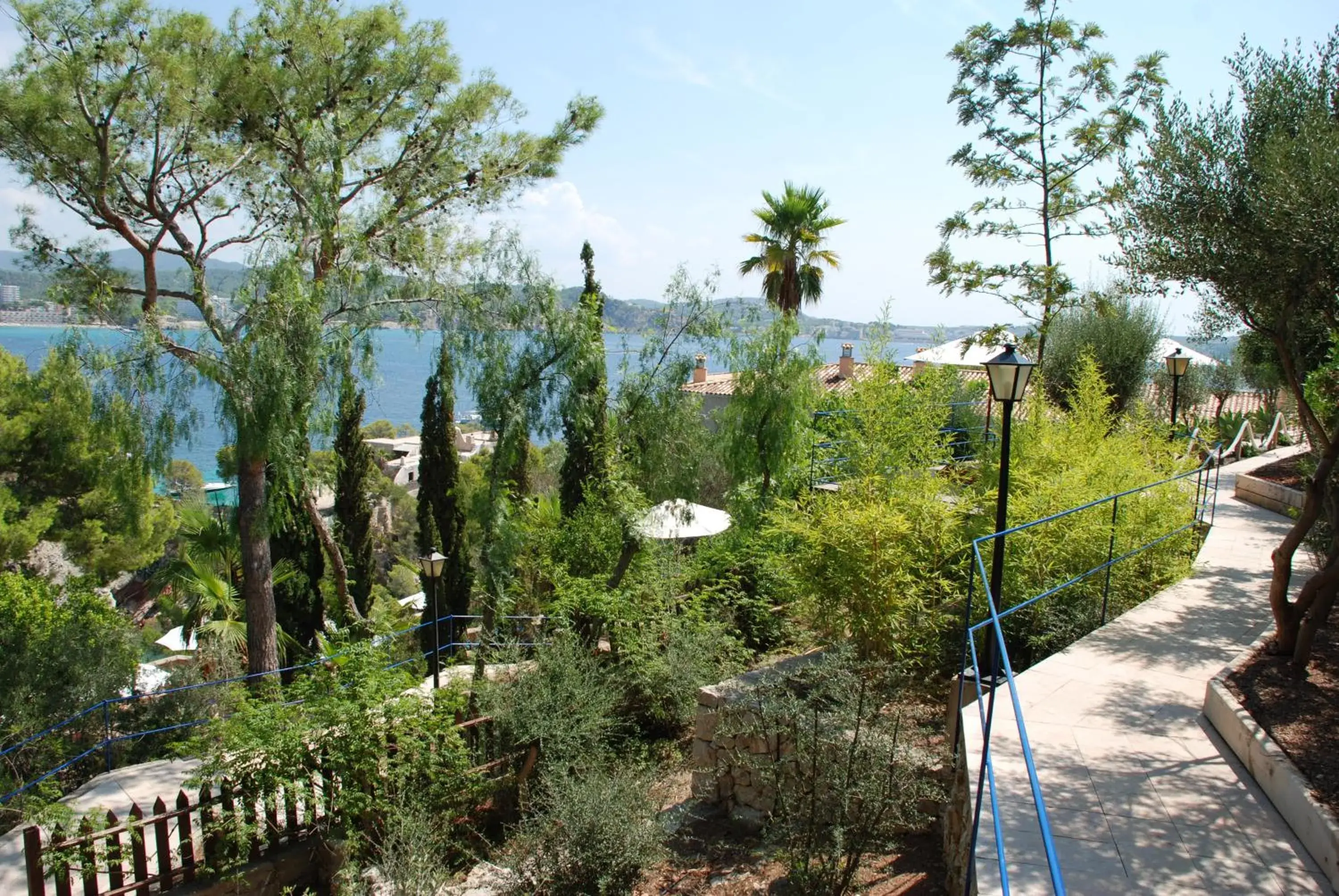 Garden in Hotel Petit Cala Fornells