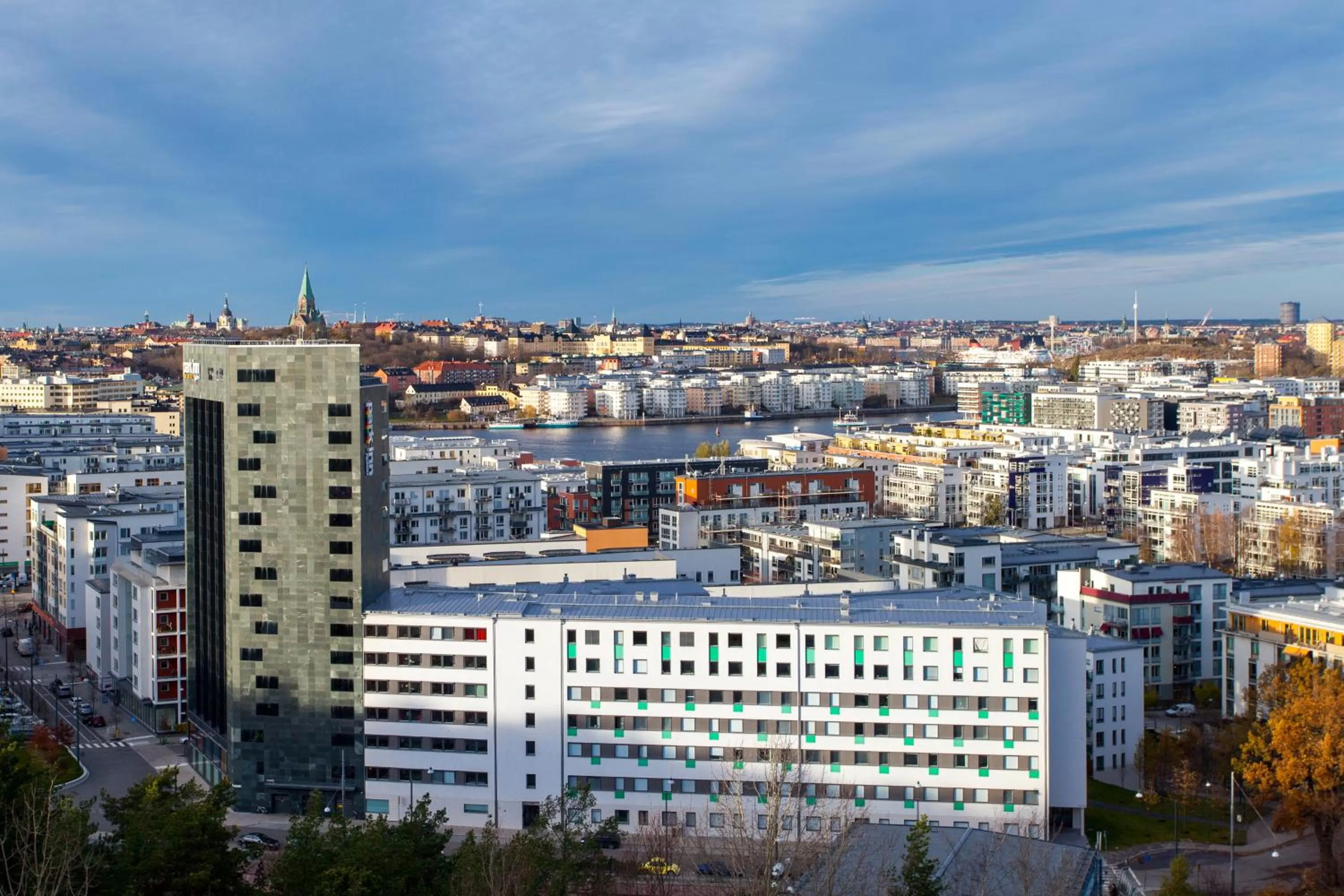 Bird's eye view in ApartDirect Hammarby Sjöstad