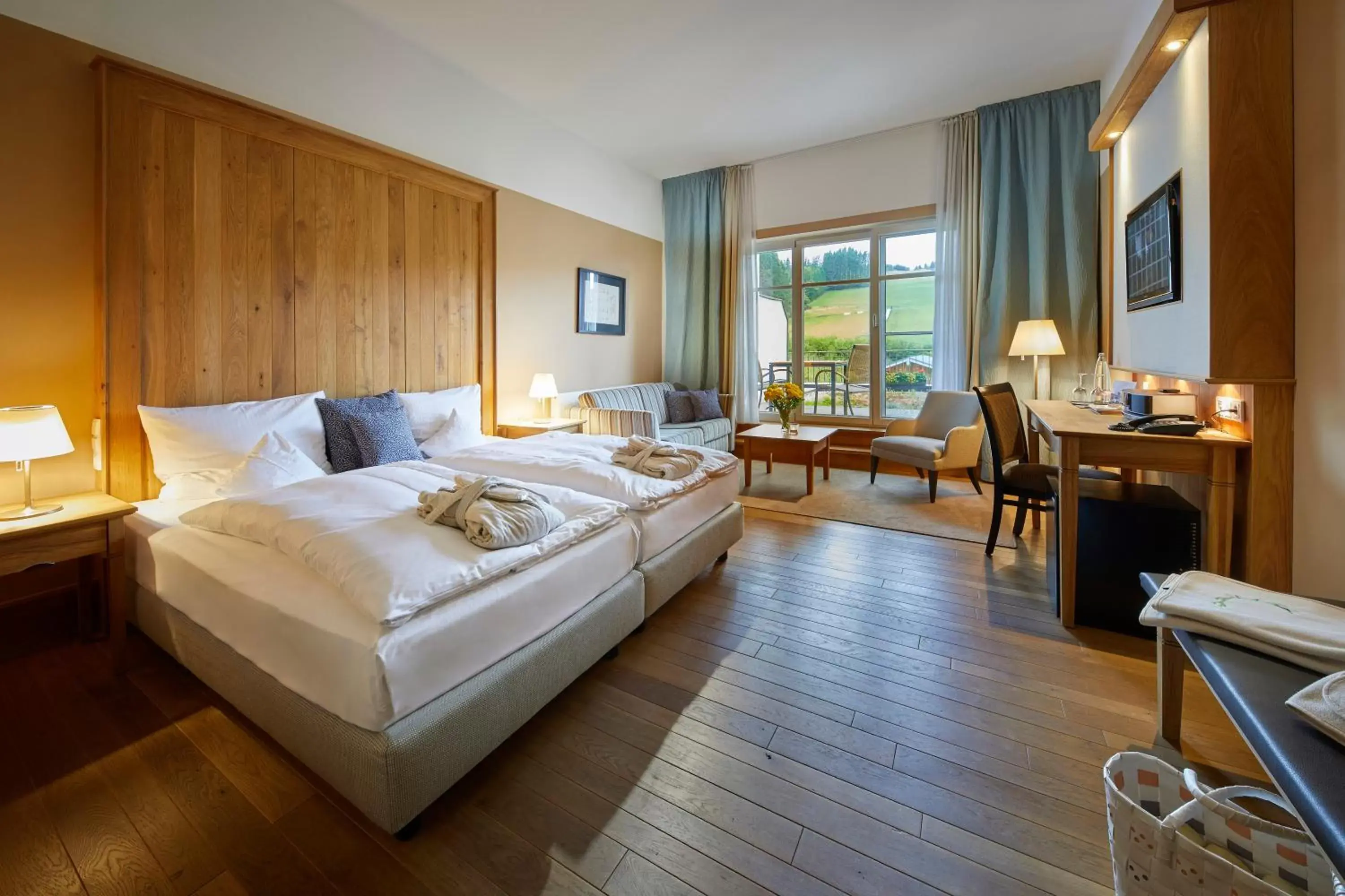 Double Room with Mountain View and Balcony - single occupancy - Hunau in Hotel Rimberg Double Room with Mountain View and Balcony - single occupancy - Hunau in Hotel Rimberg