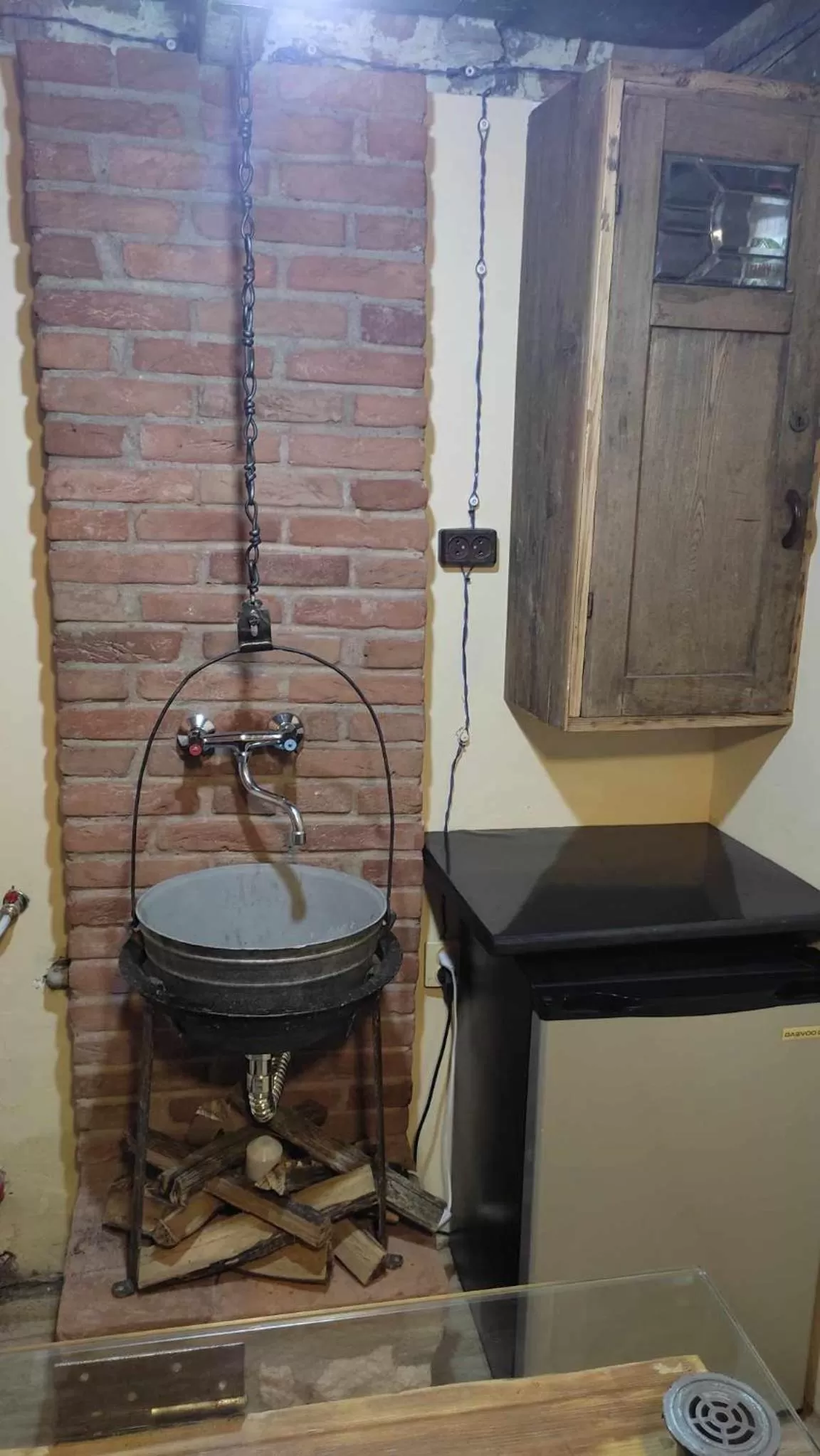 Living room, Bathroom in Book Hotel