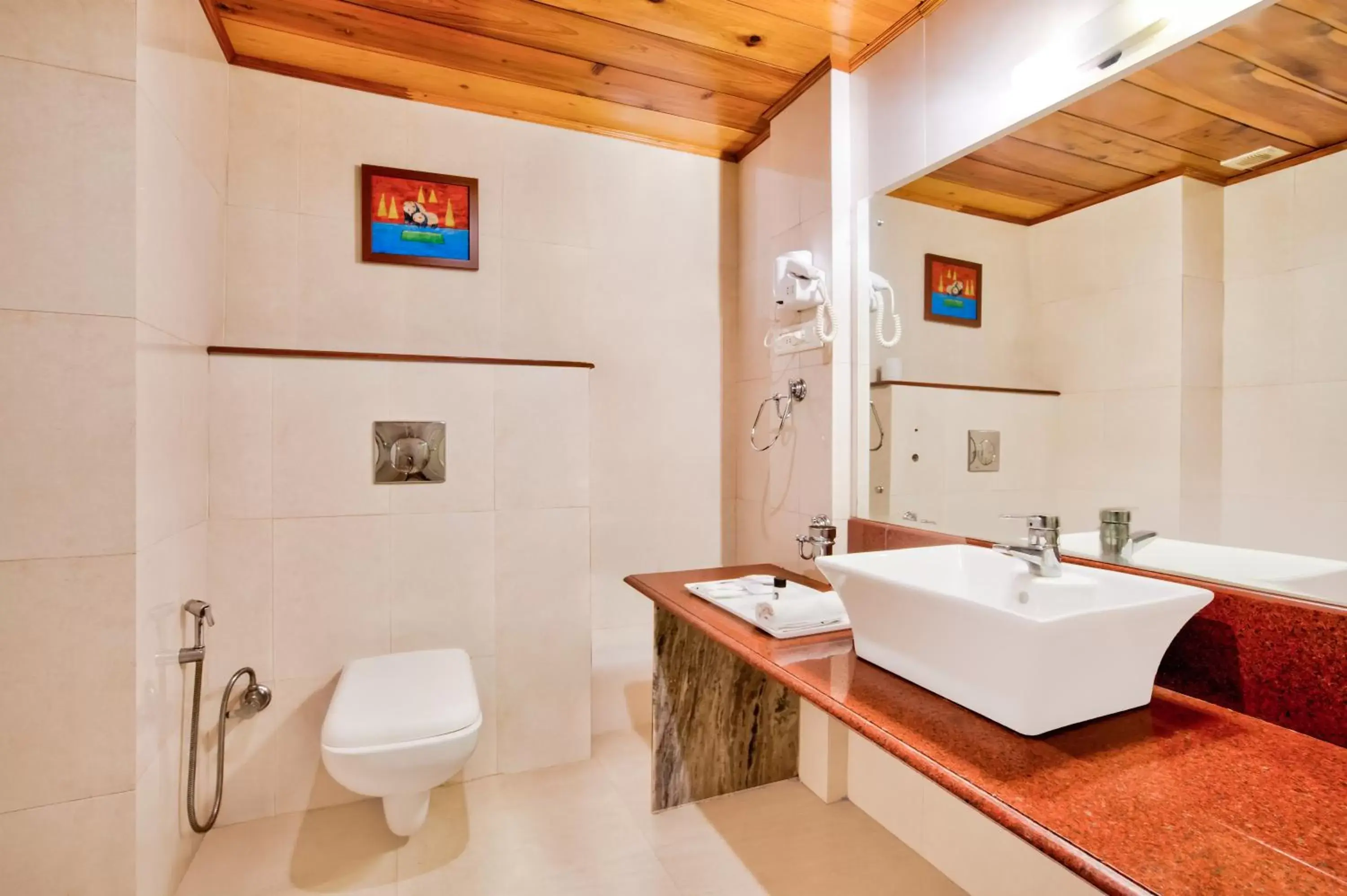 Shower, Bathroom in Summit Ttakshang Residency Hotel & Spa