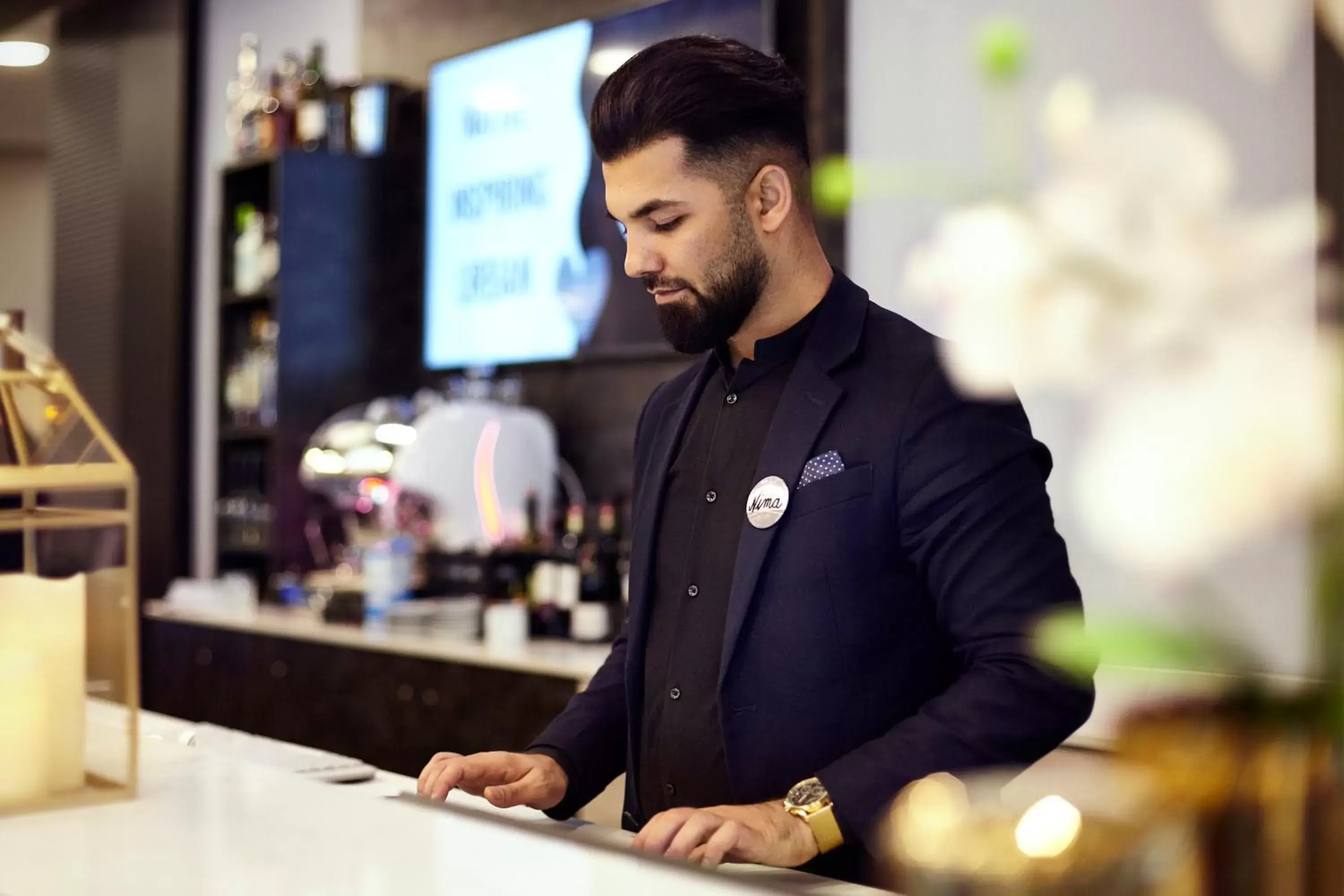 Lobby or reception in Holiday Inn - the niu, Air Frankfurt Messe by IHG Lobby or reception in Holiday Inn - the niu, Air Frankfurt Messe by IHG