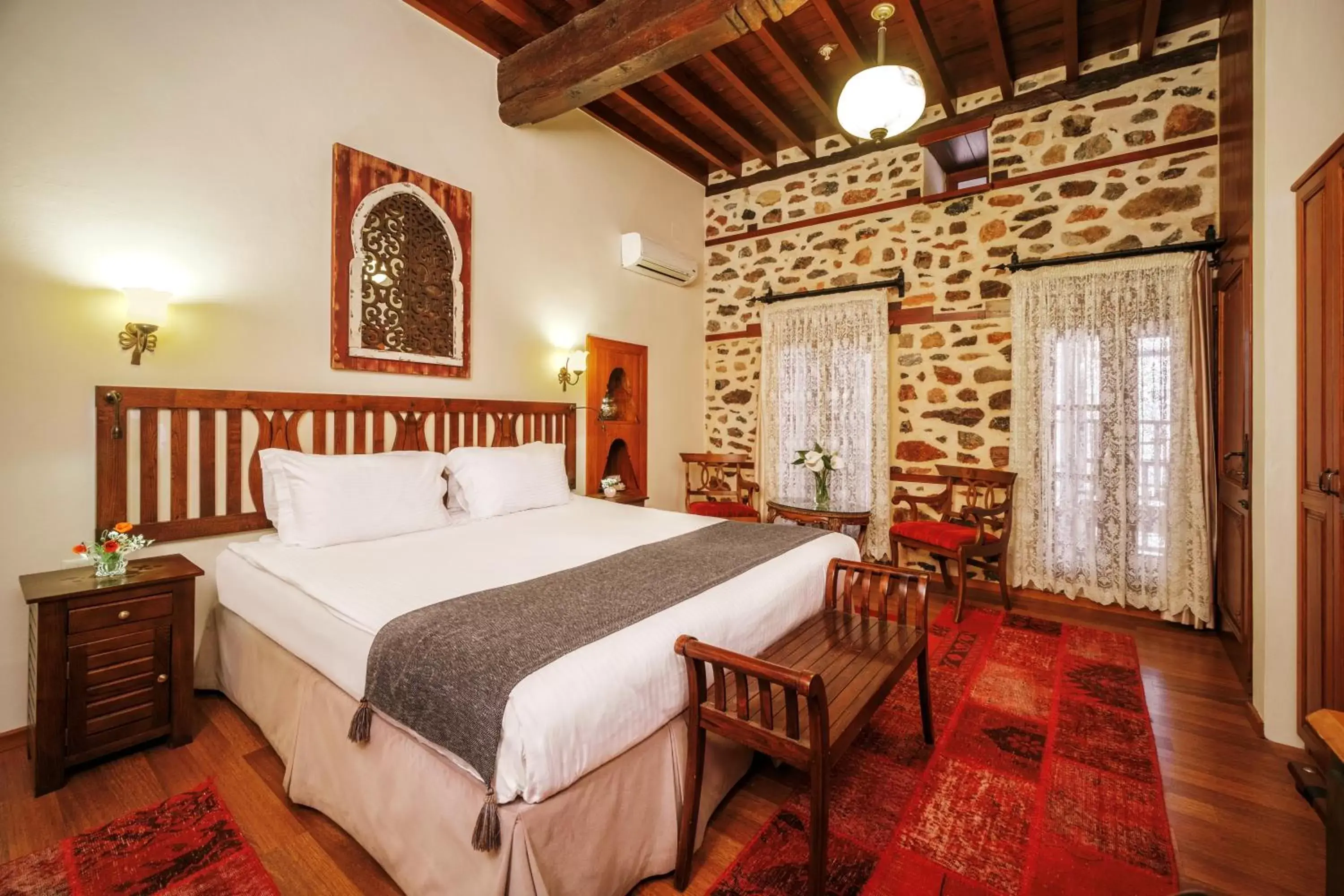 Bed in Hotel Villa Turka