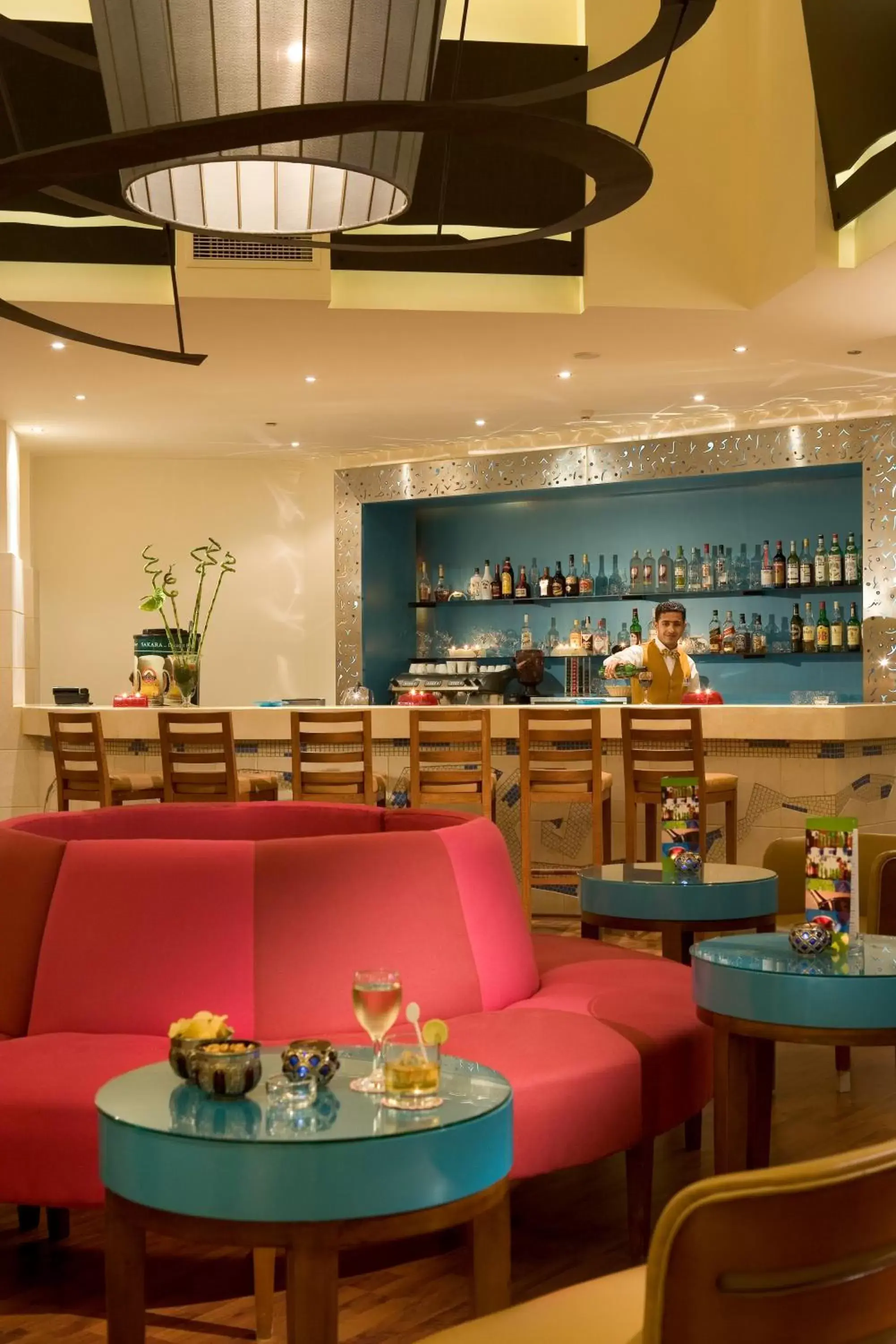 Lounge or bar, Restaurant/Places to Eat in Novotel Cairo 6th Of October