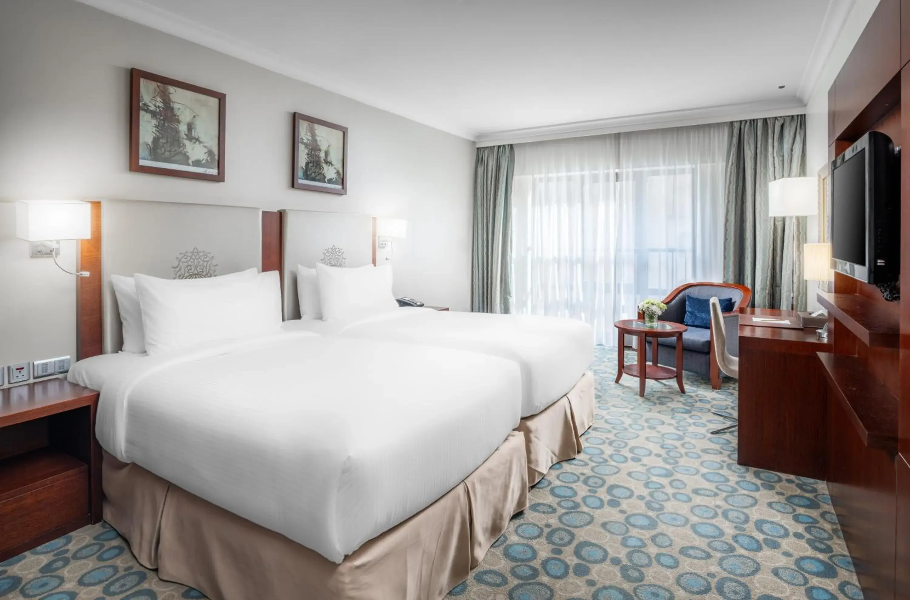 Executive Two-Bedroom Suite with City View in Millennium Al Aqeeq Hotel Executive Two-Bedroom Suite with City View in Millennium Al Aqeeq Hotel