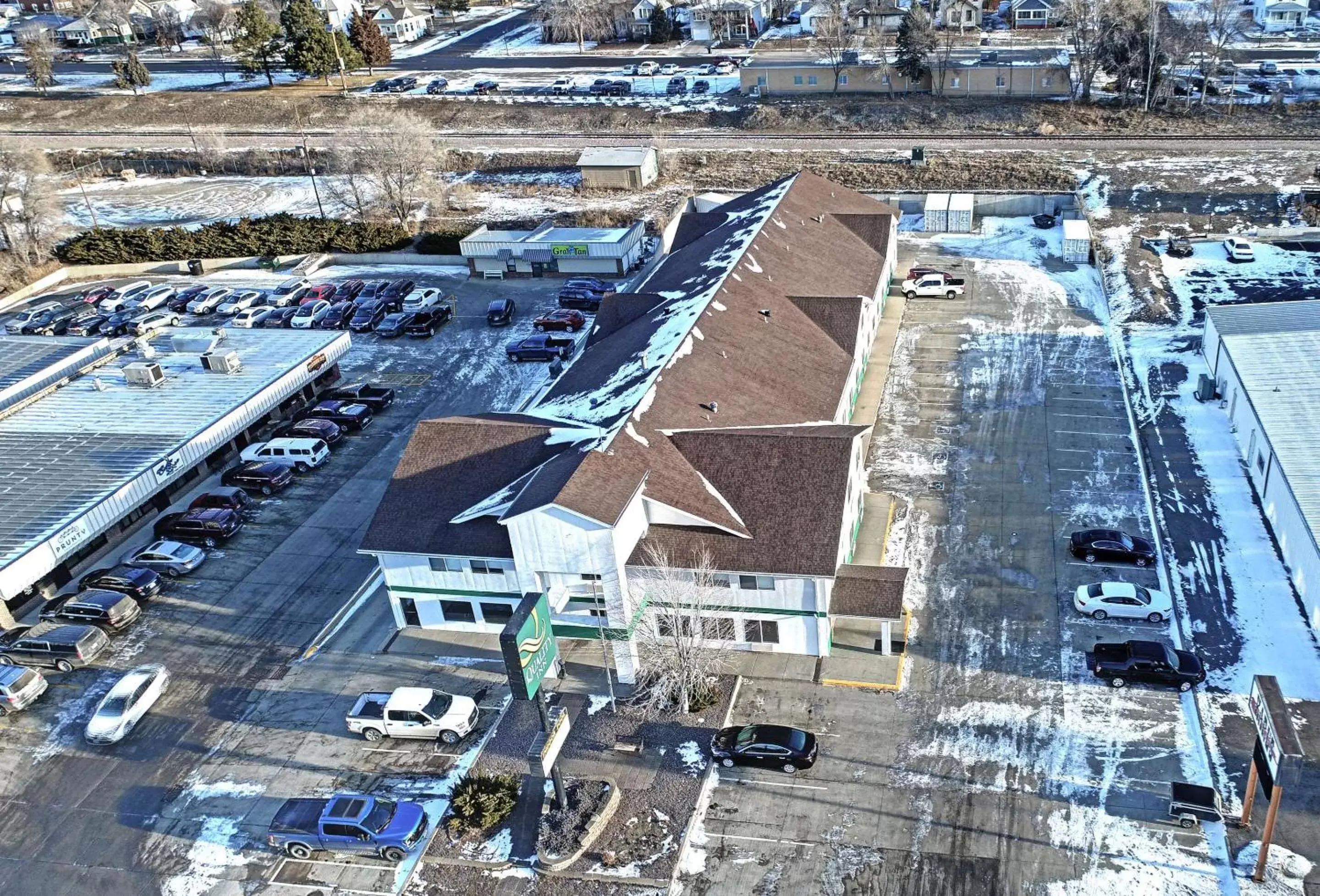 Property building, Bird's-eye View in Quality Inn Pierre-Fort Pierre