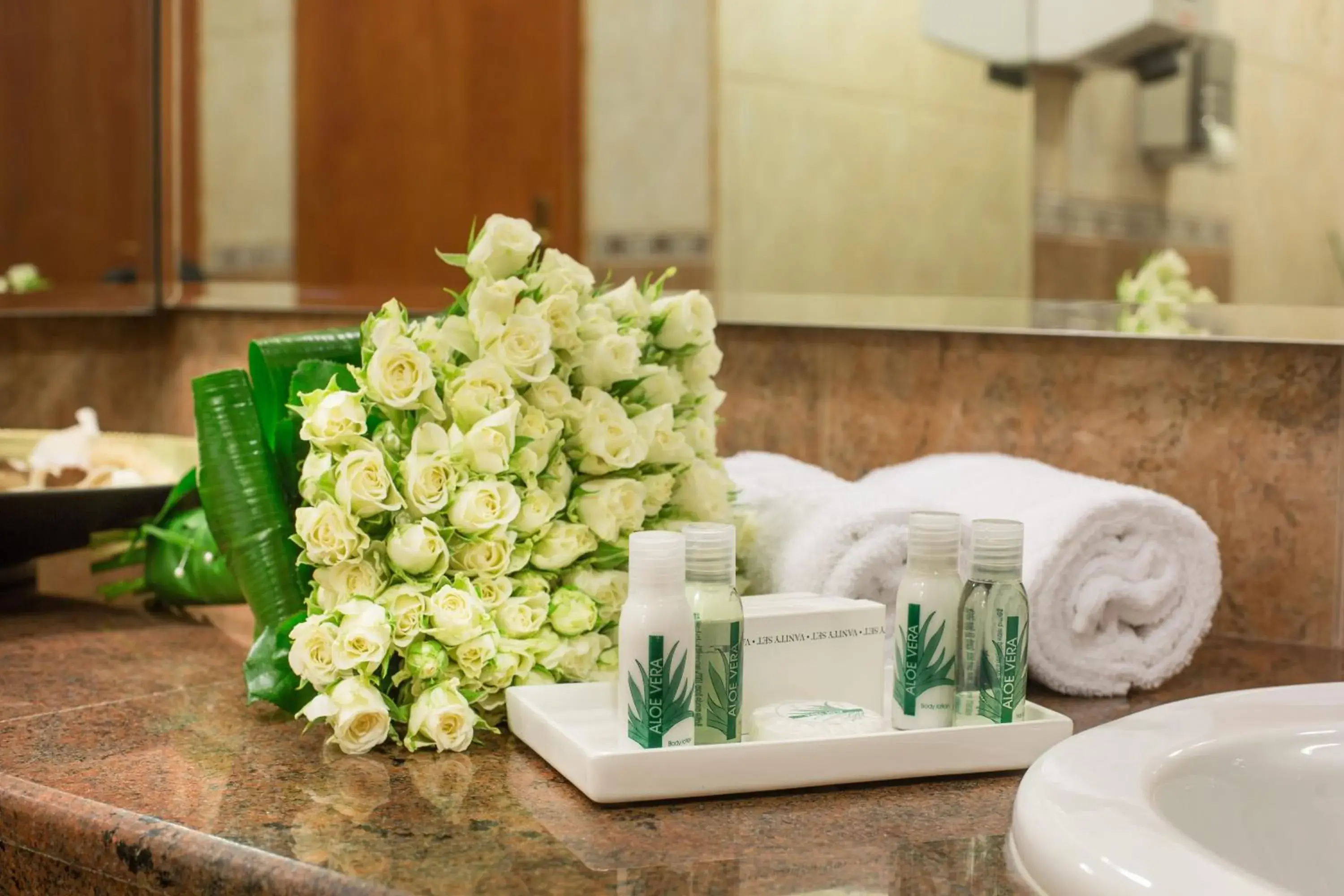 Bathroom in Crystal Palace Hotel