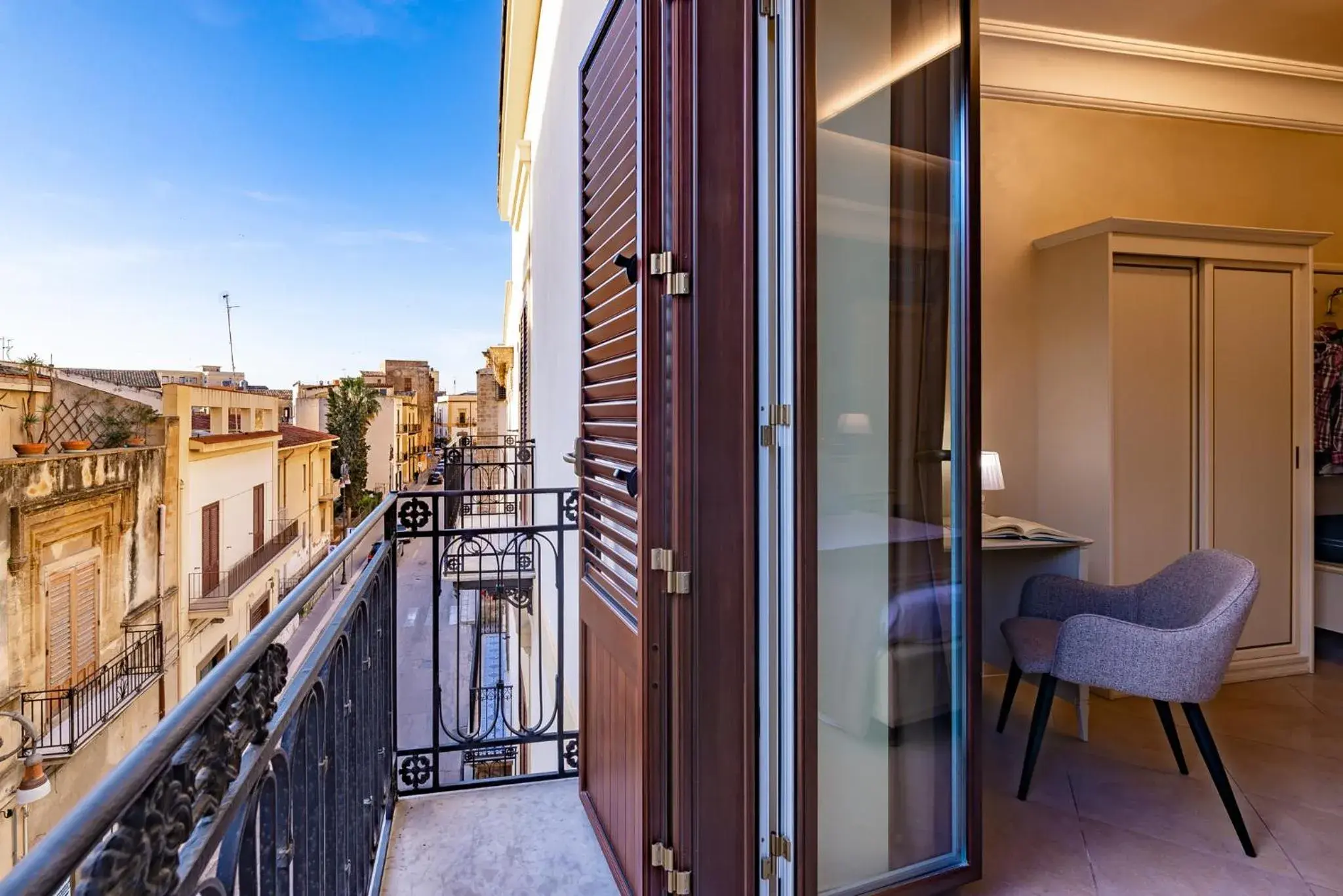 Balcony/Terrace in Vittorio Emanuele Boutique Hotel