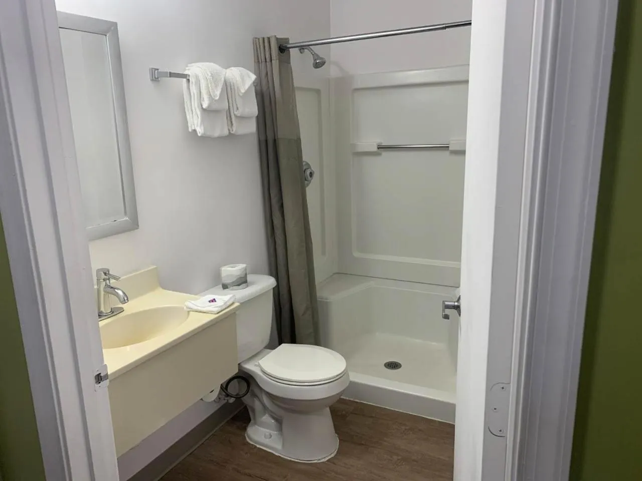 Bathroom in Studio 6-Hampton, VA - Langley AFB Area