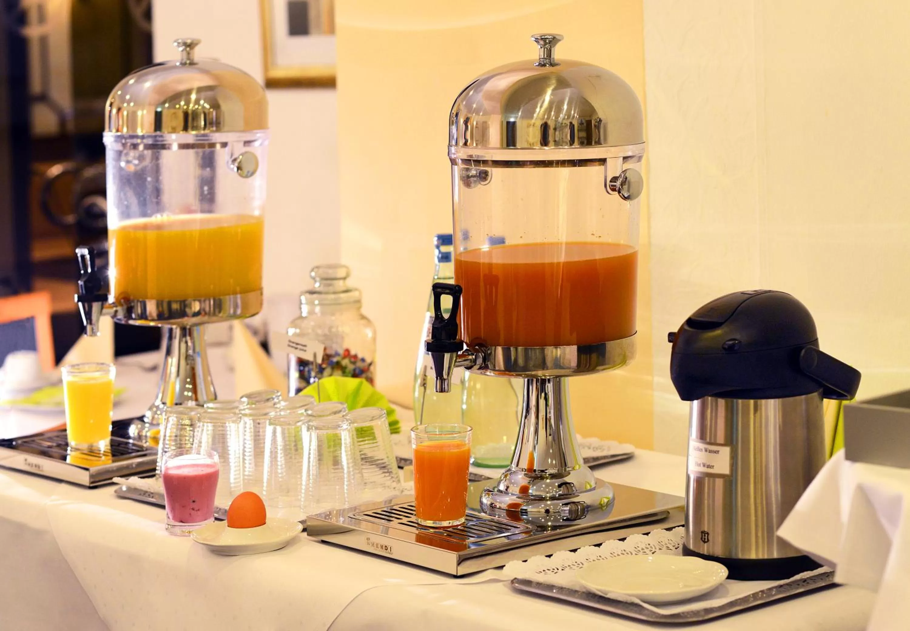 Buffet breakfast in INA Hotel Royal