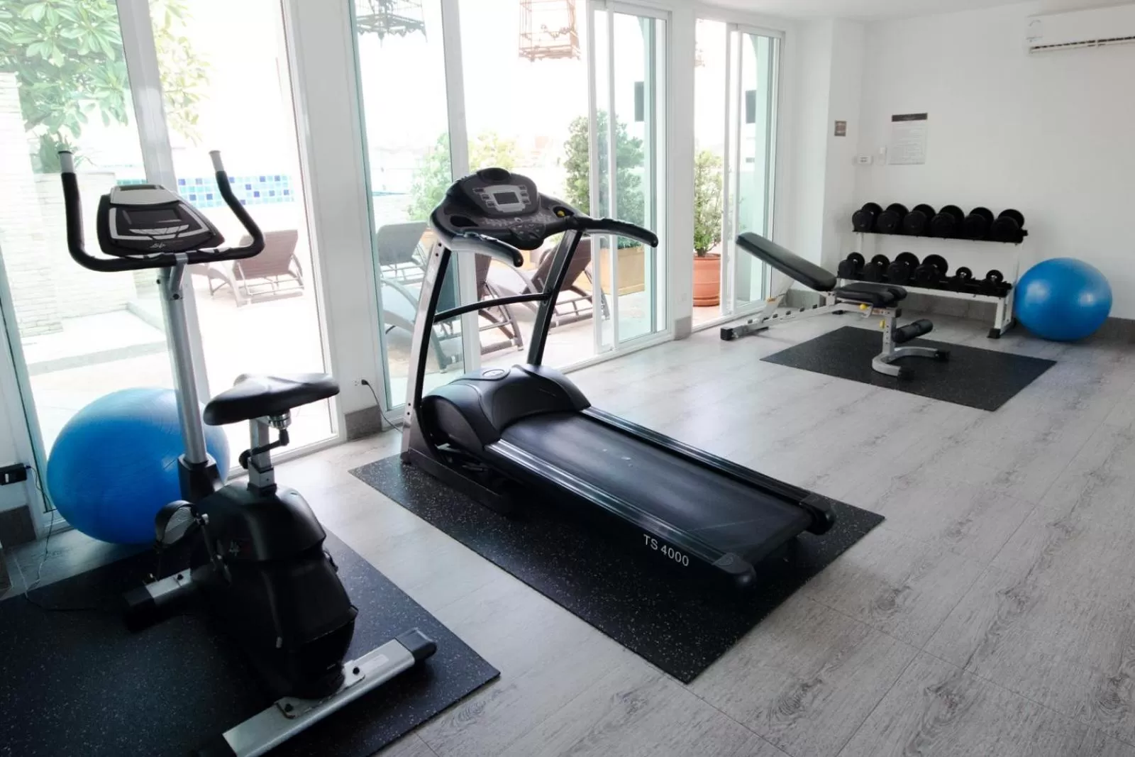 Fitness centre/facilities in Chillax Resort