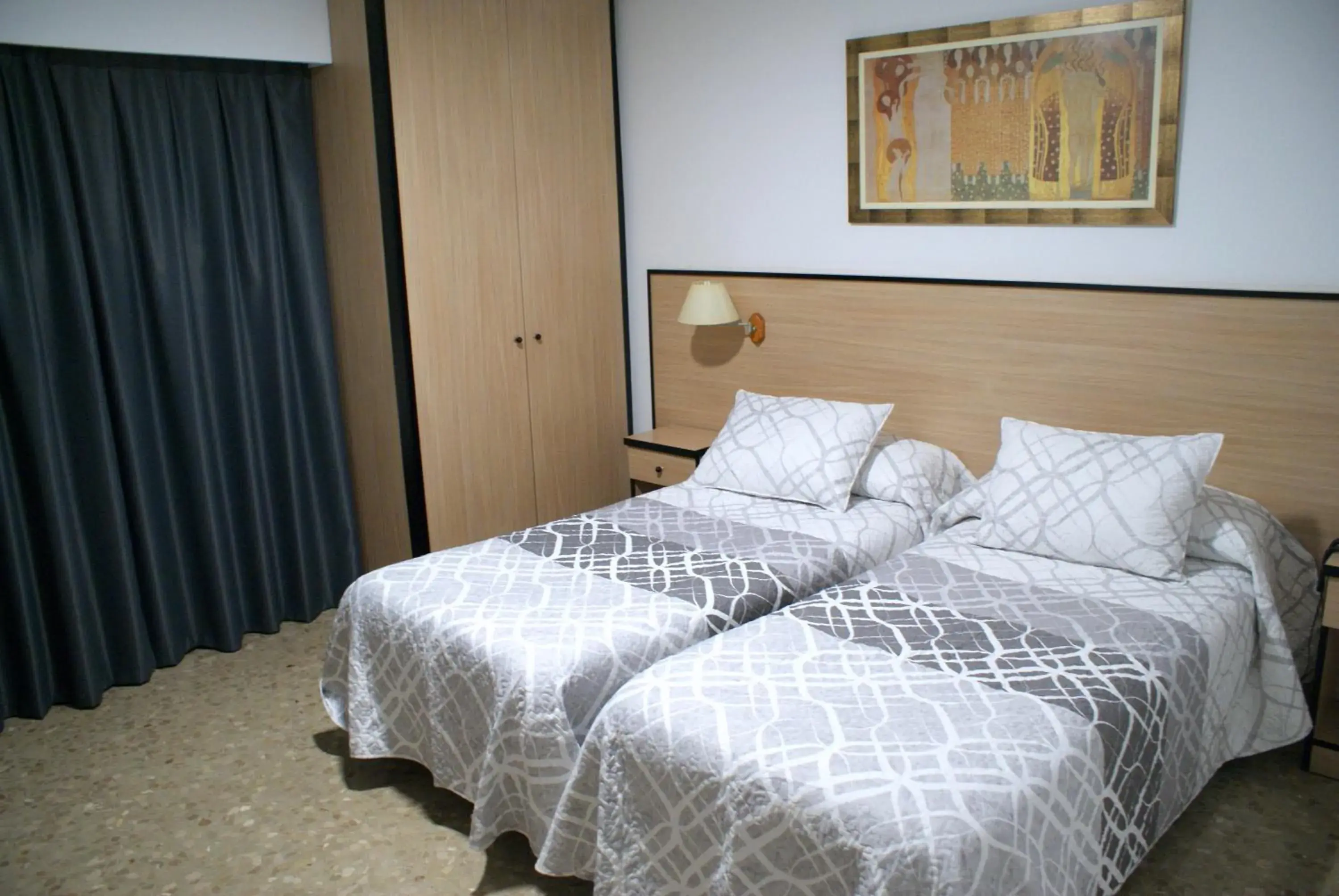 Bed in Hotel Carabela 2
