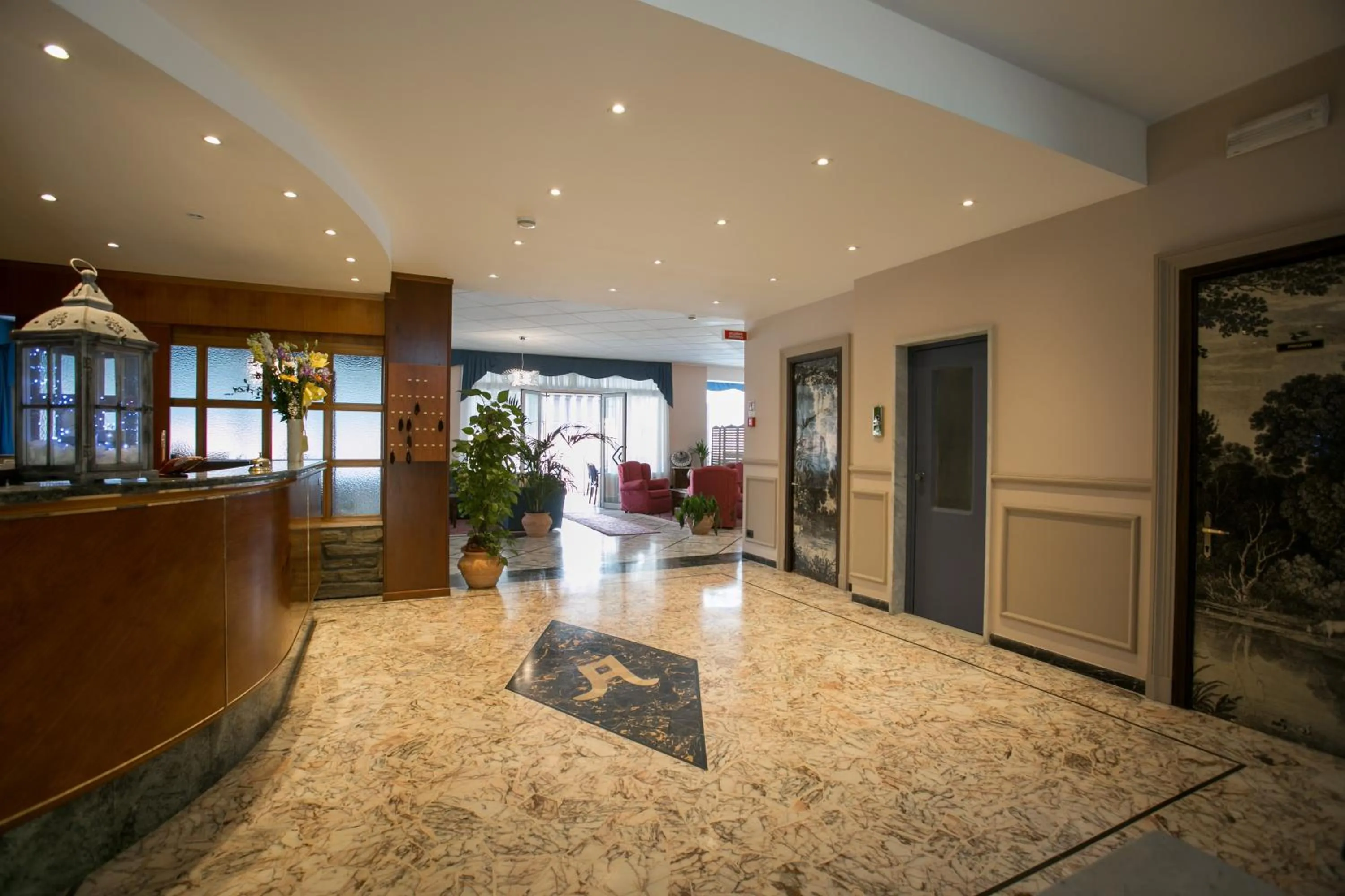 Lobby or reception in Hotel Ariston