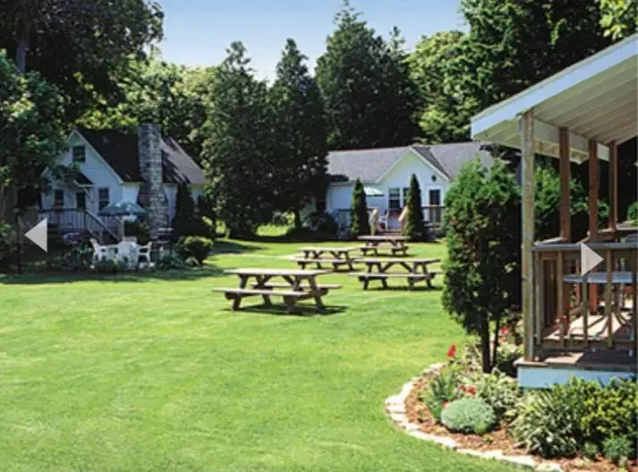 Swimming pool, Garden in Cedar Court Inn