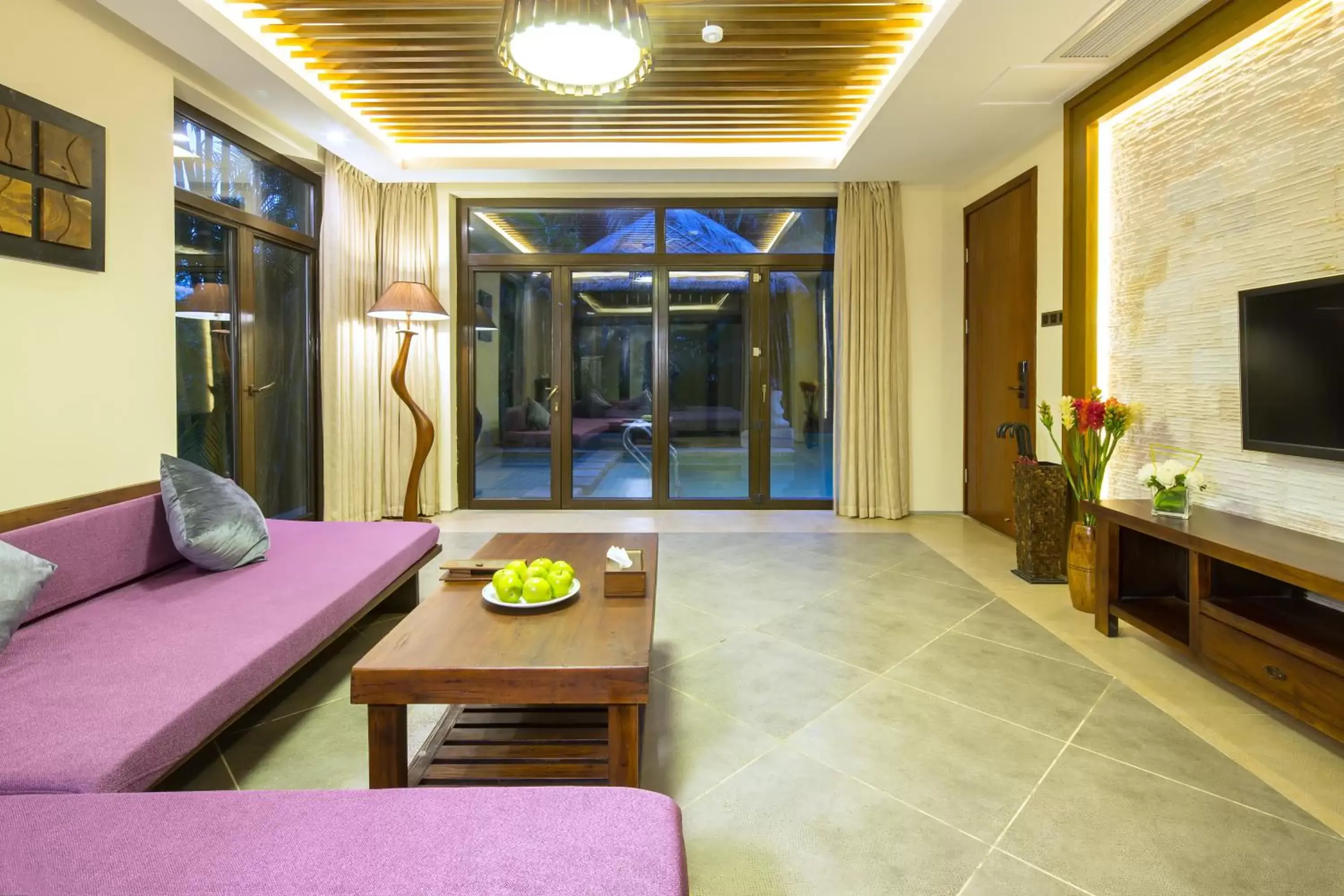 Living room in Sanya Yalong Bay Villas & Spa