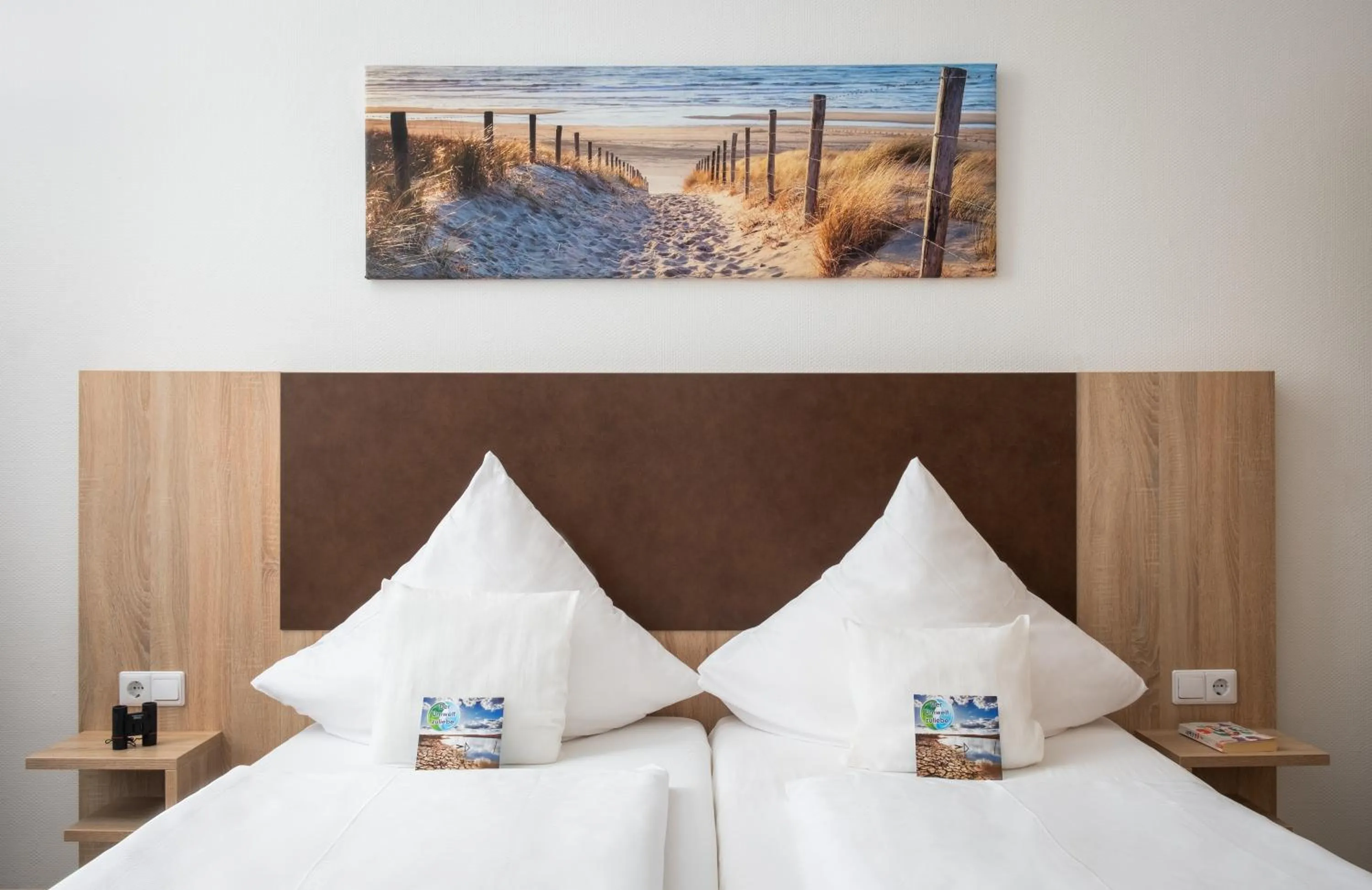 Bed in Nordsee Hotel Borkum