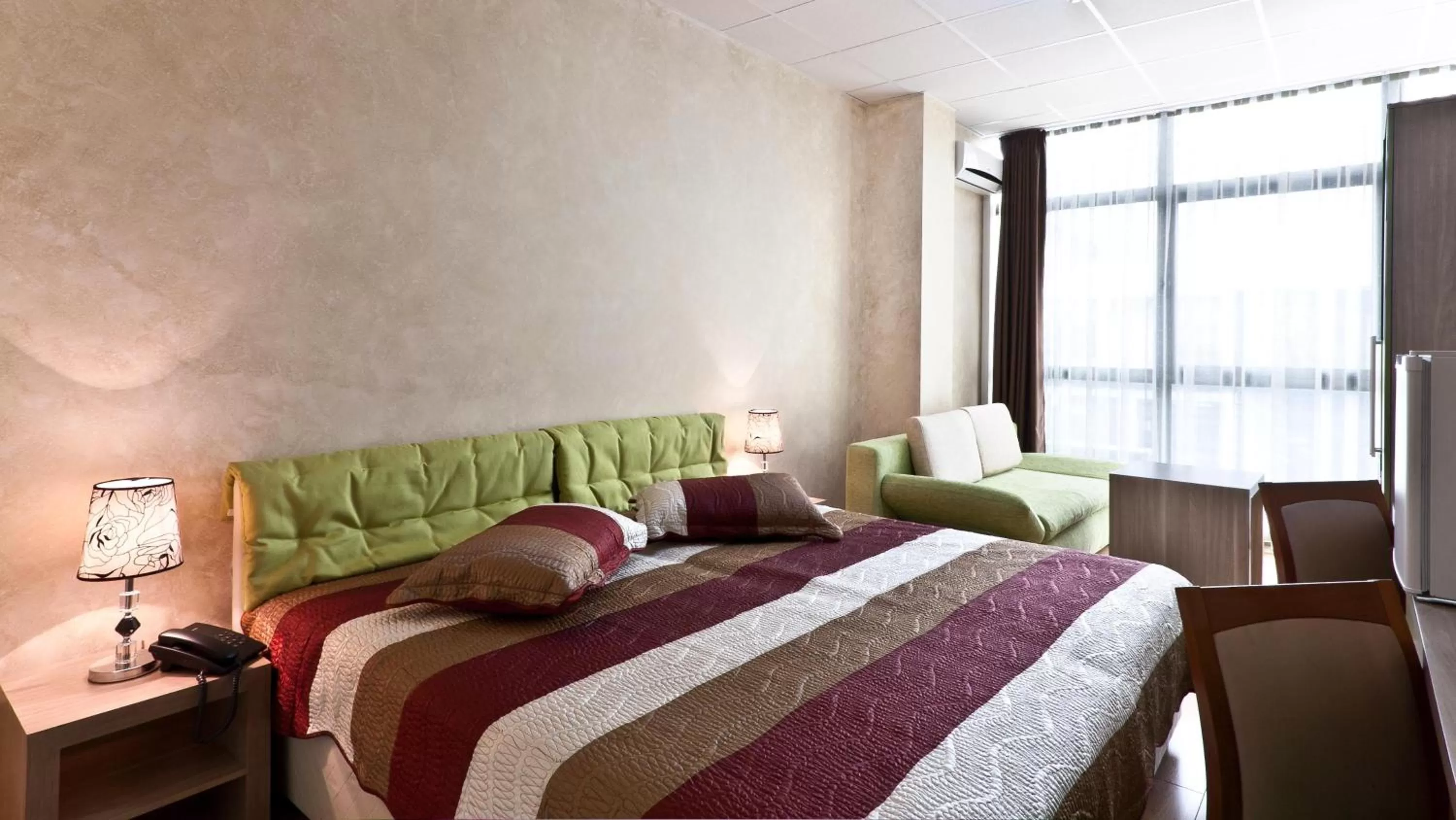 Bed in Hotel Green Center Gili