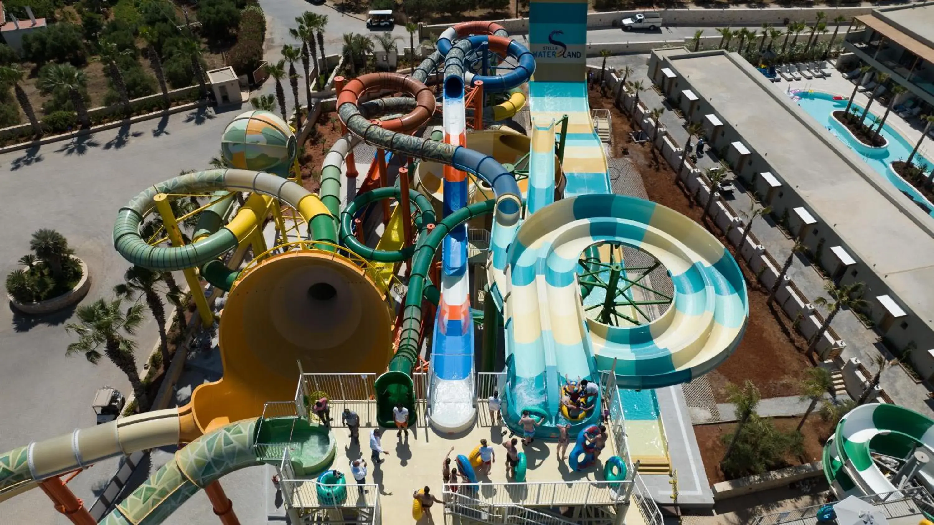 Aqua park, Water Park in Stella Village Hotel & Bungalows