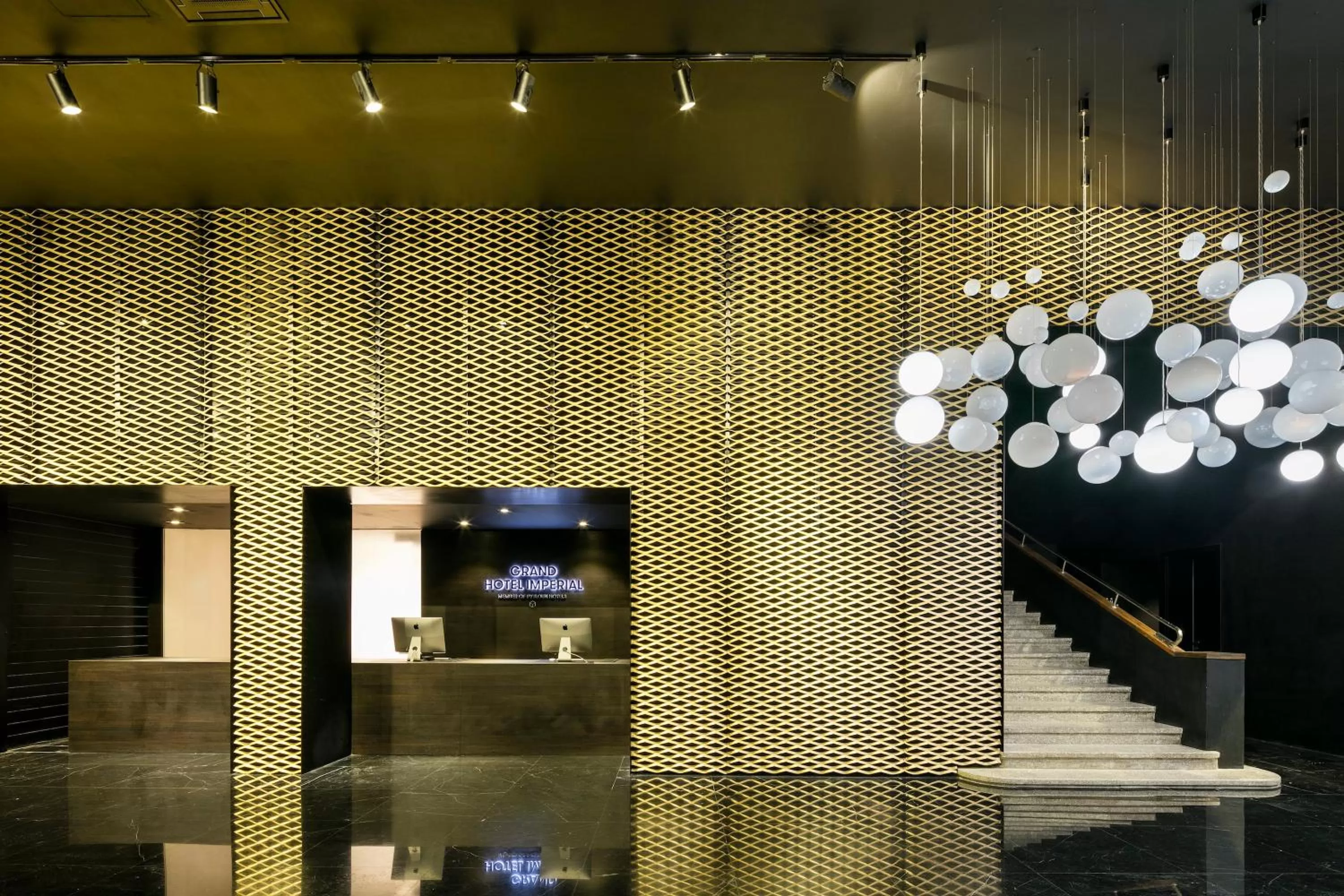 Lobby or reception in Pytloun Grand Hotel Imperial