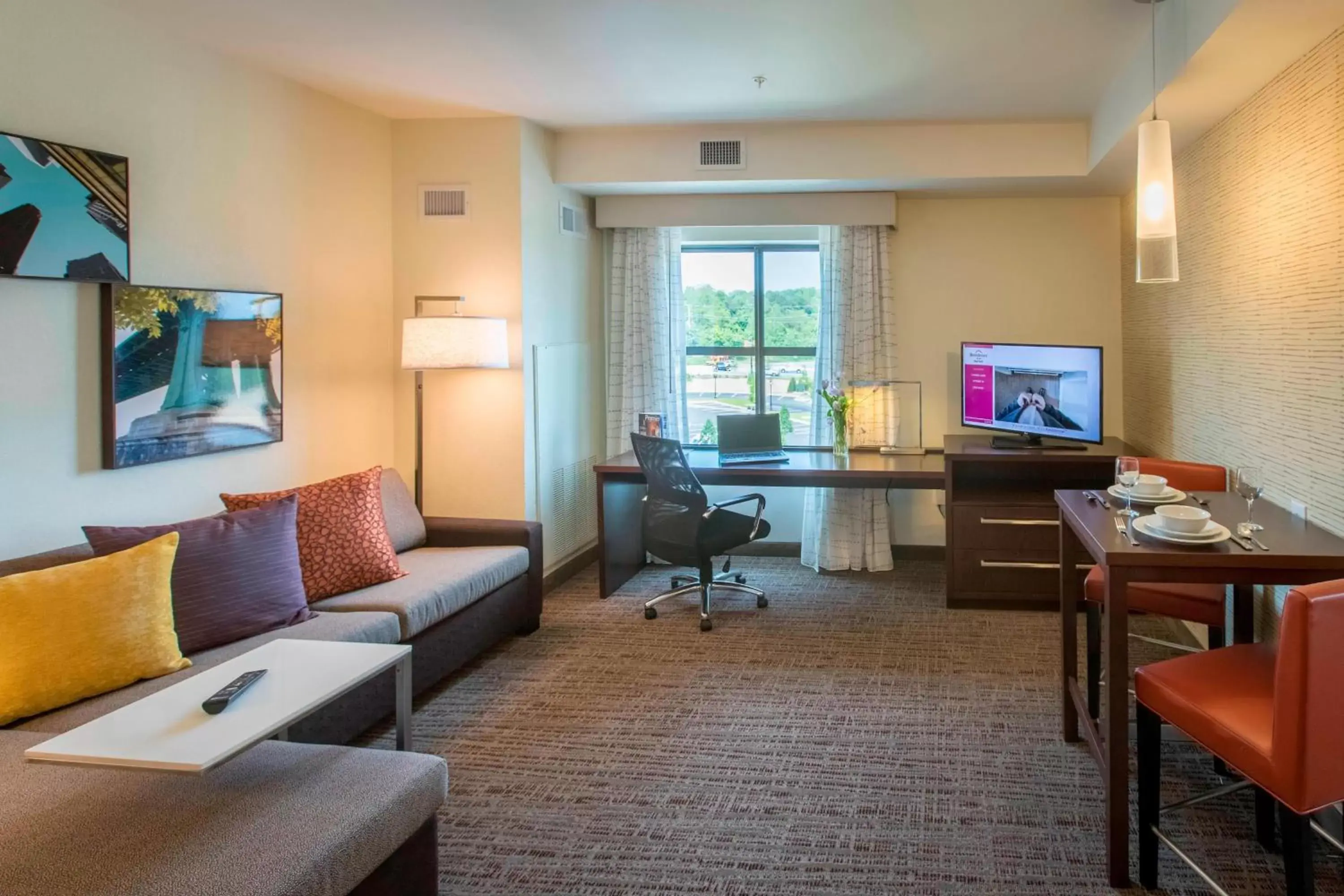 Living room, Seating Area in Residence Inn by Marriott Philadelphia Great Valley/Malvern