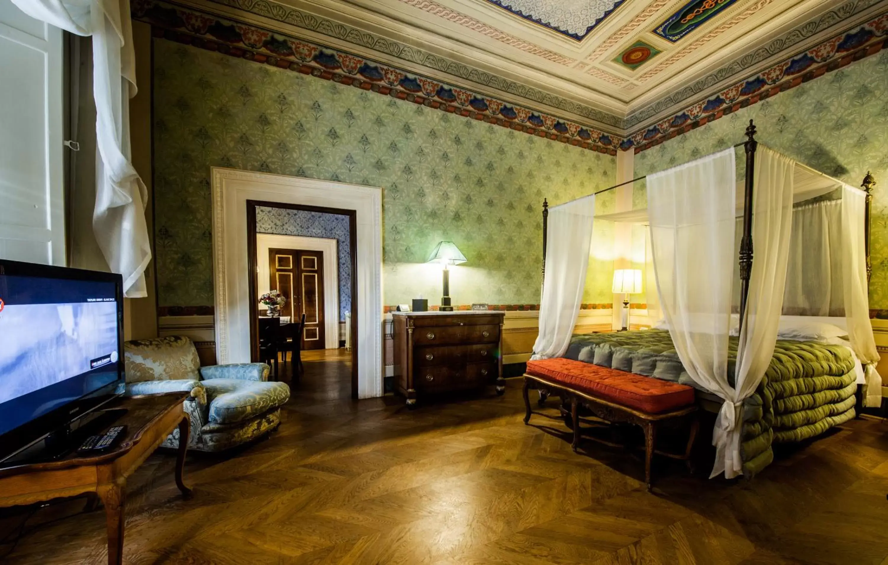 Bedroom, Bed in Palazzo Rocchi B&B