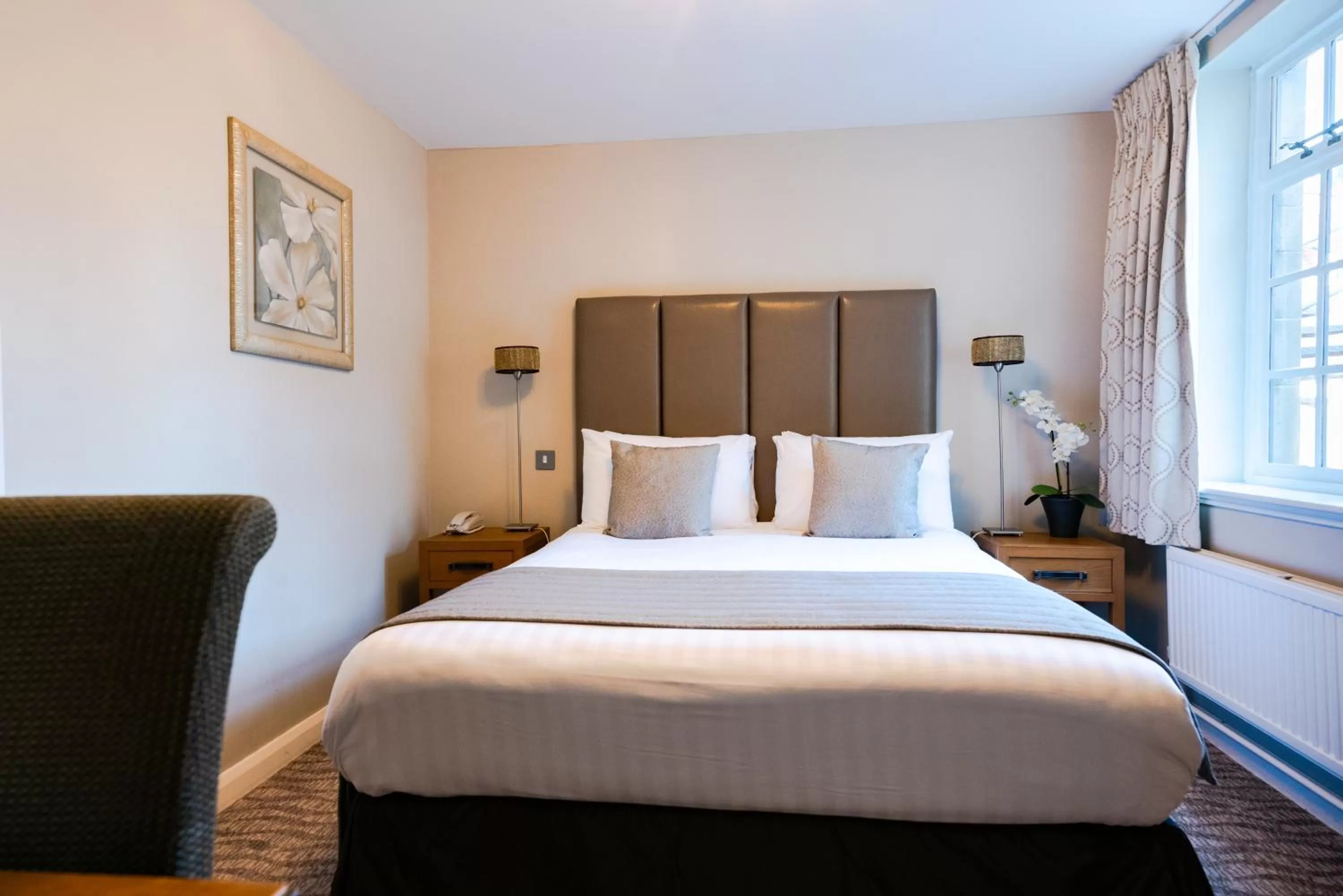 Bedroom, Bed in Fanhams Hall, Exclusive Collection