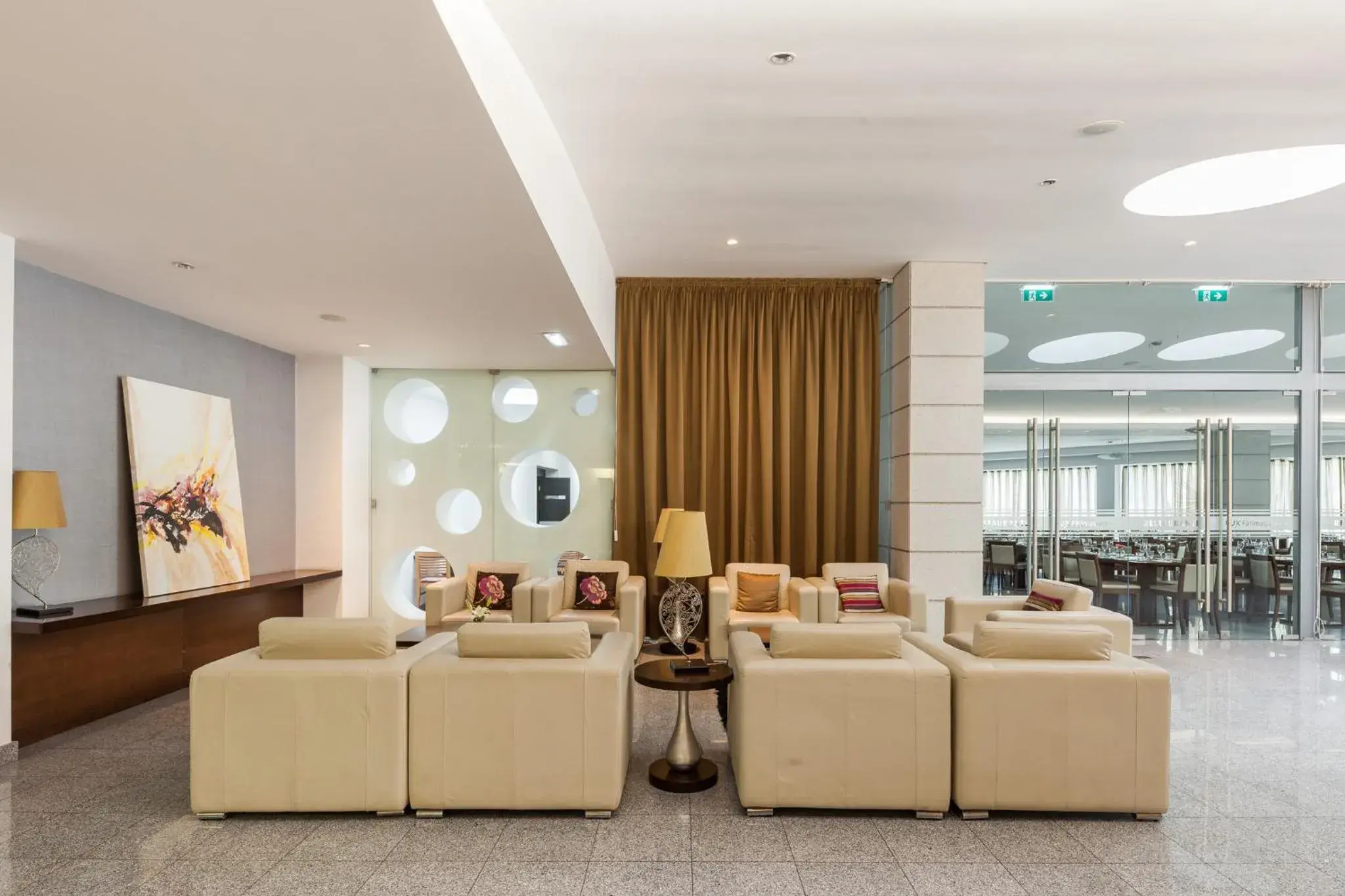 Communal lounge/ TV room, Lobby/Reception in Lux Fatima Park - Hotel, Suites & Residence