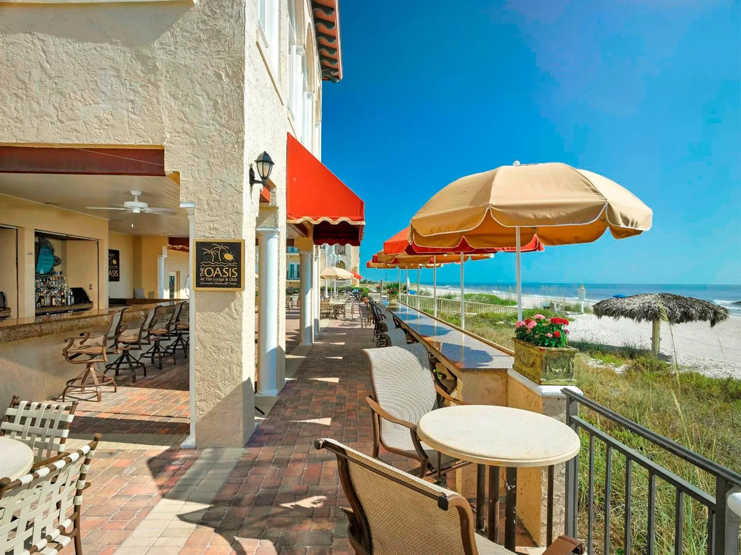 Patio, Lounge/Bar in The Lodge & Club at Ponte Vedra Beach