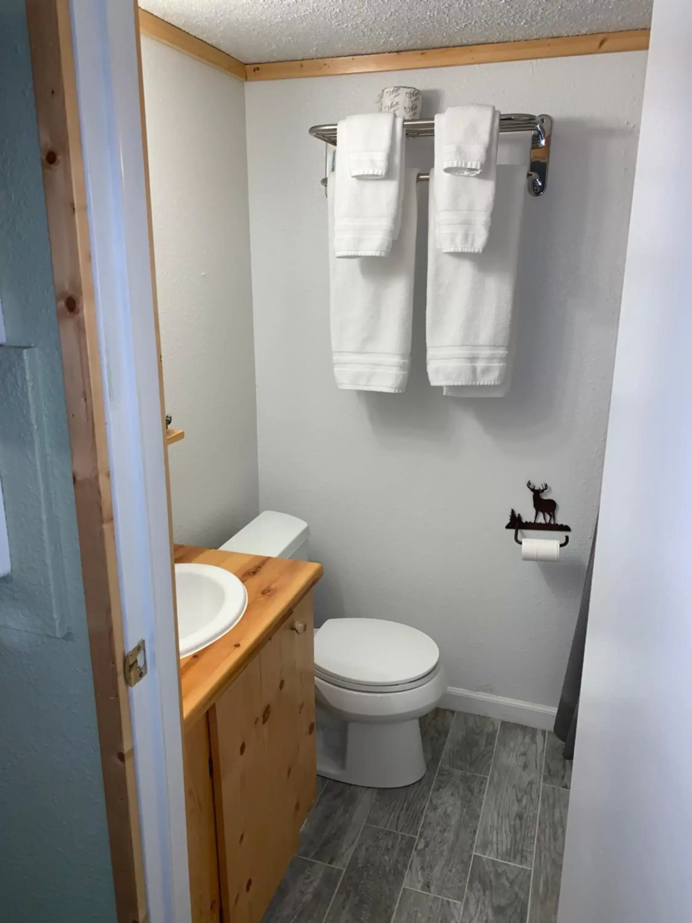Bathroom in Glacier Haven Inn