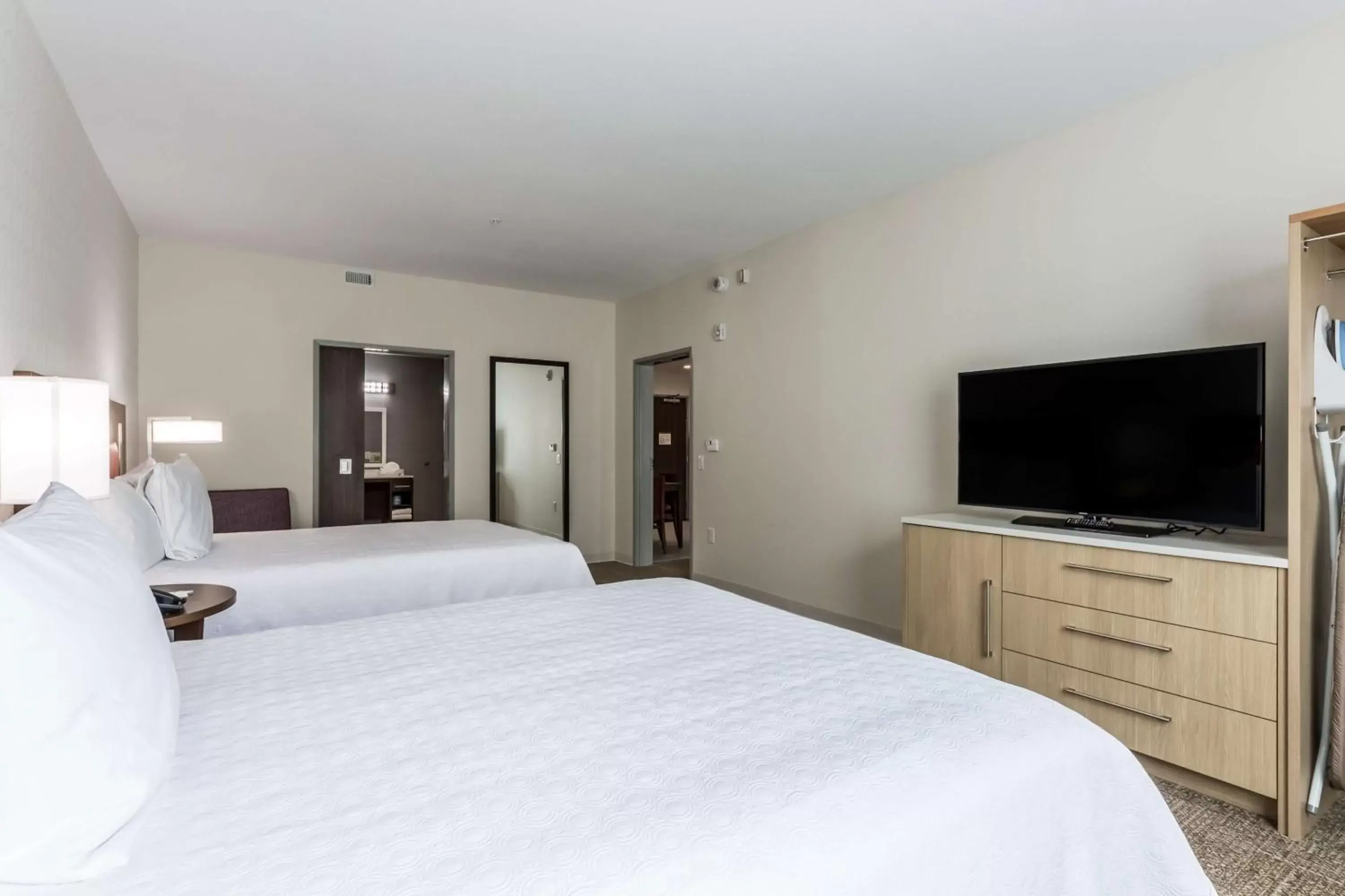 Bed in Home2 Suites By Hilton Fort Worth Northlake