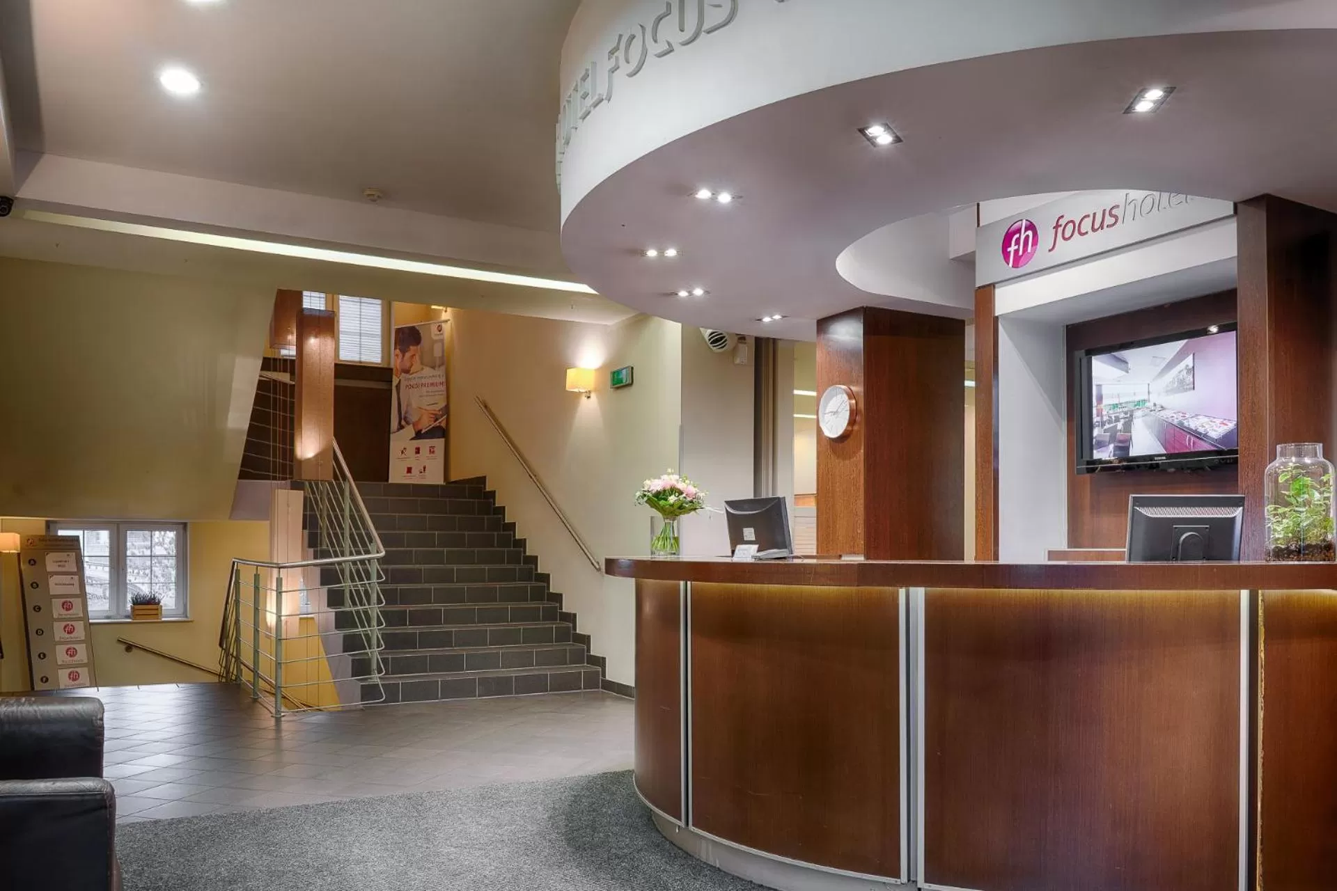 Lobby or reception in Focus Hotel Szczecin