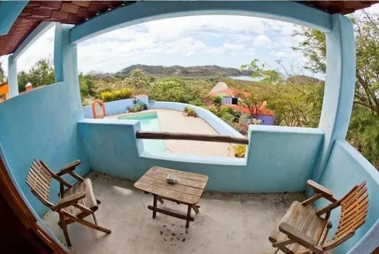 Bird's eye view, Balcony/Terrace in El Jardin